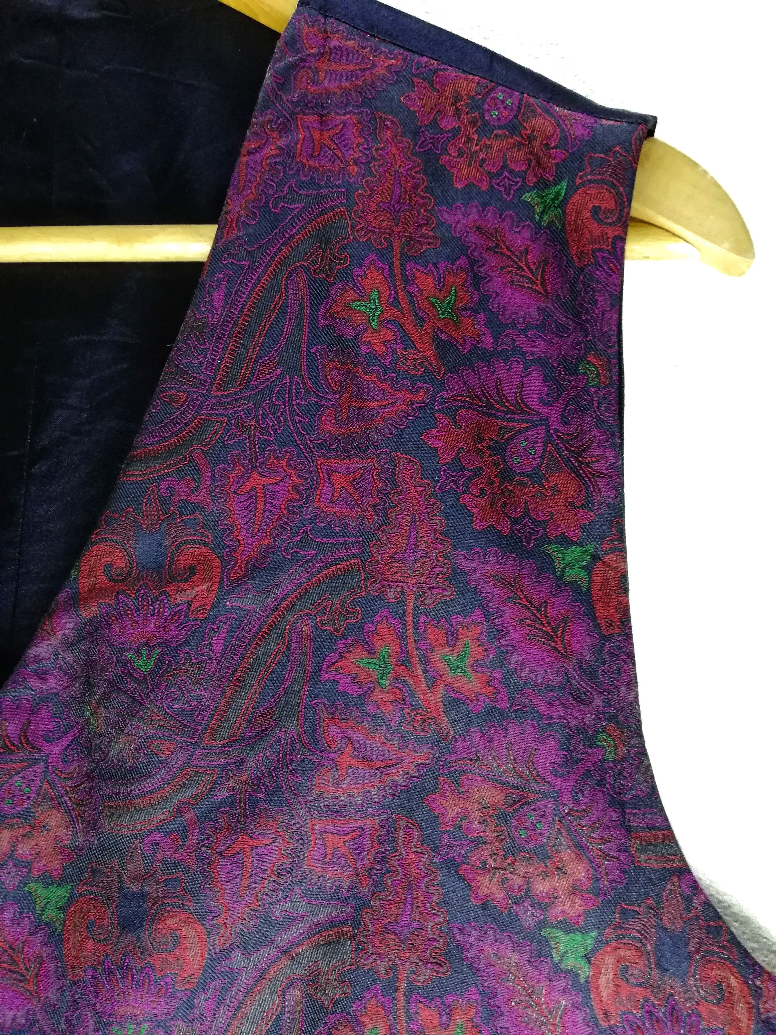 Alfred Dunhill × Vintage 🔥Made In England 🇬🇧 Dunhill Homme Flowers Pure Silk Vest Size US L / EU 52-54 / 3 - 3 Thumbnail