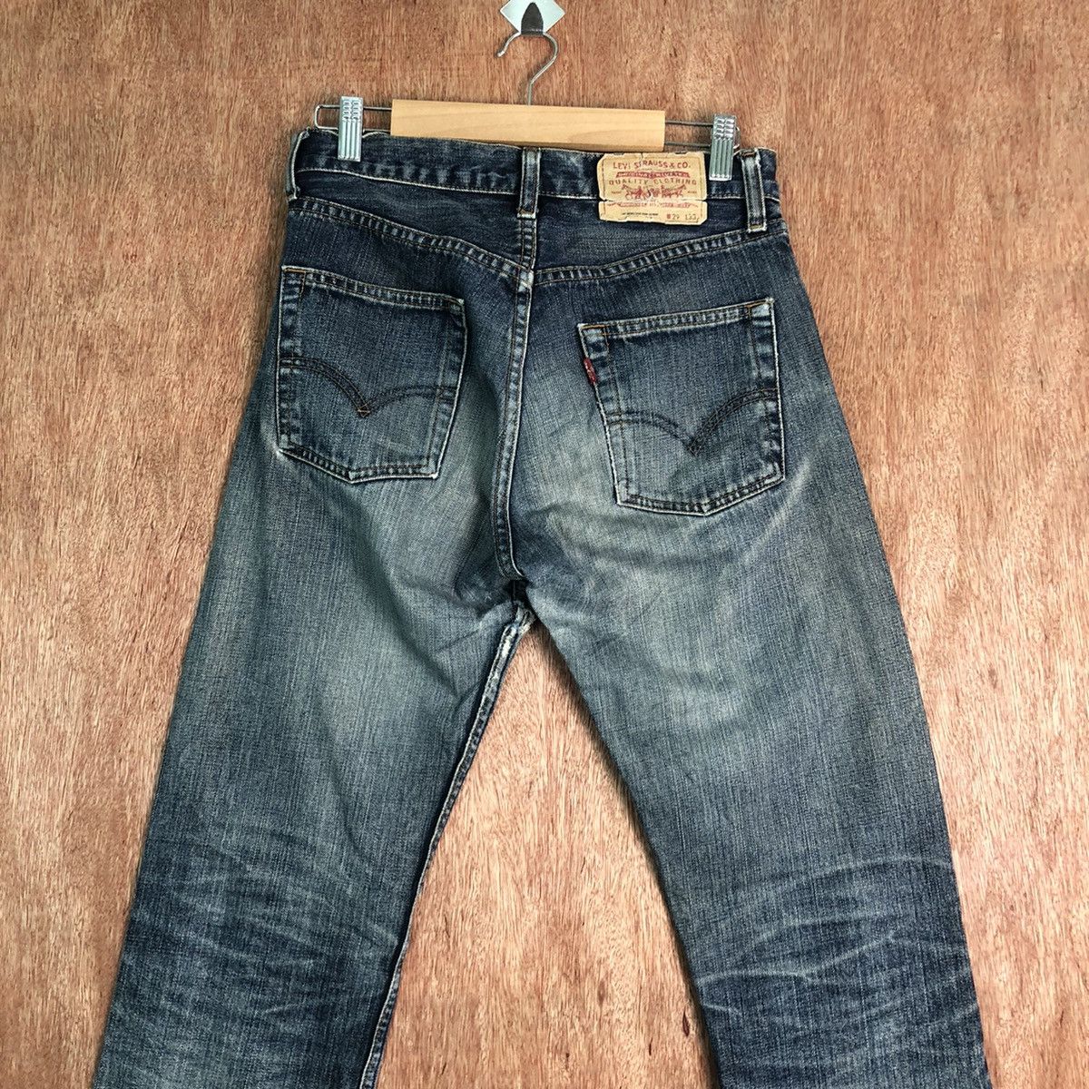 Levi's DLL Levi's Strauss Blue Denim Jeans Pants #c291 Size US 29 - 6 Thumbnail