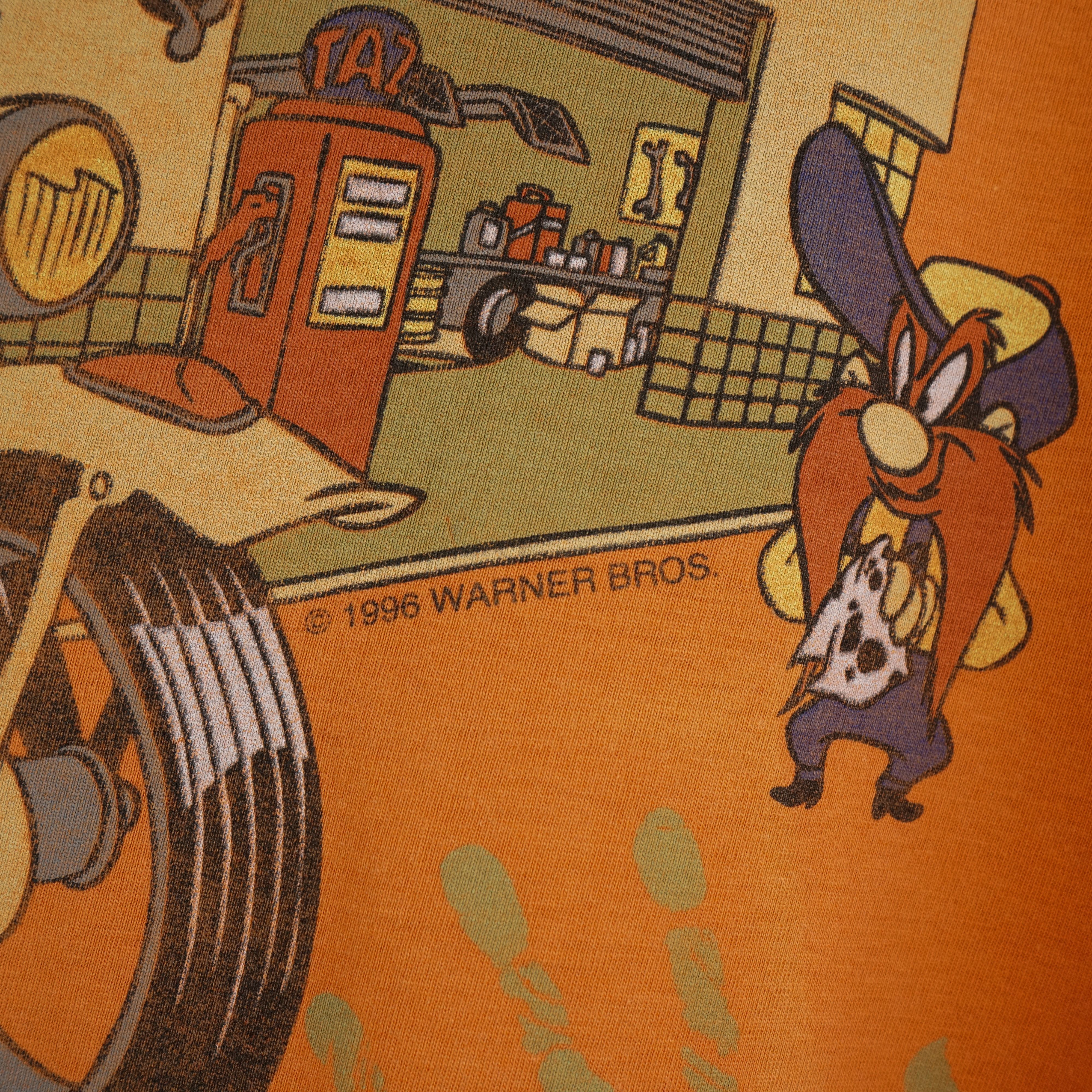 Cartoon Network × Vintage × Warner Bros 1996 Looney Tunes t-shirt Size US XL / EU 56 / 4 - 4 Thumbnail
