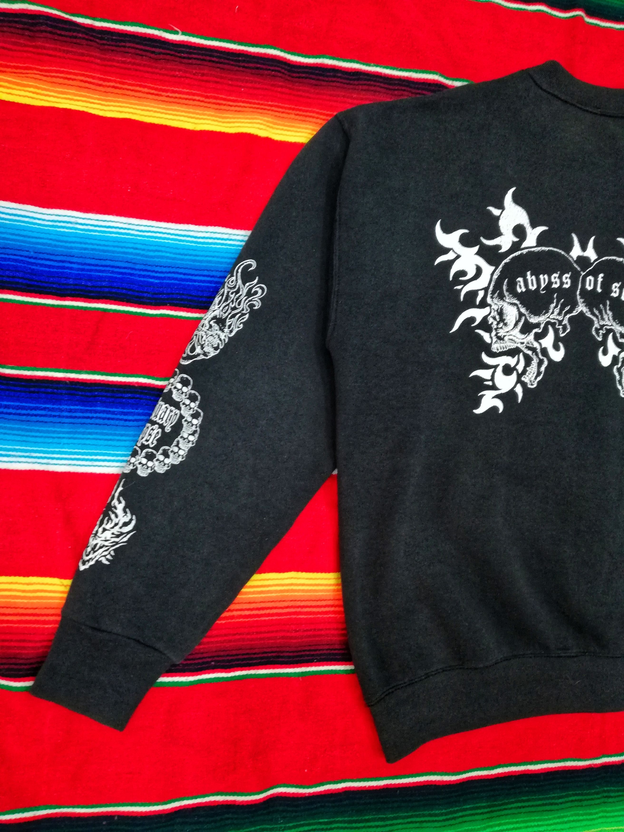 Band Tees 🔥Angel Full Print Abyss of Self Spellout Skulls Metal🔥 Size US L / EU 52-54 / 3 - 10 Thumbnail