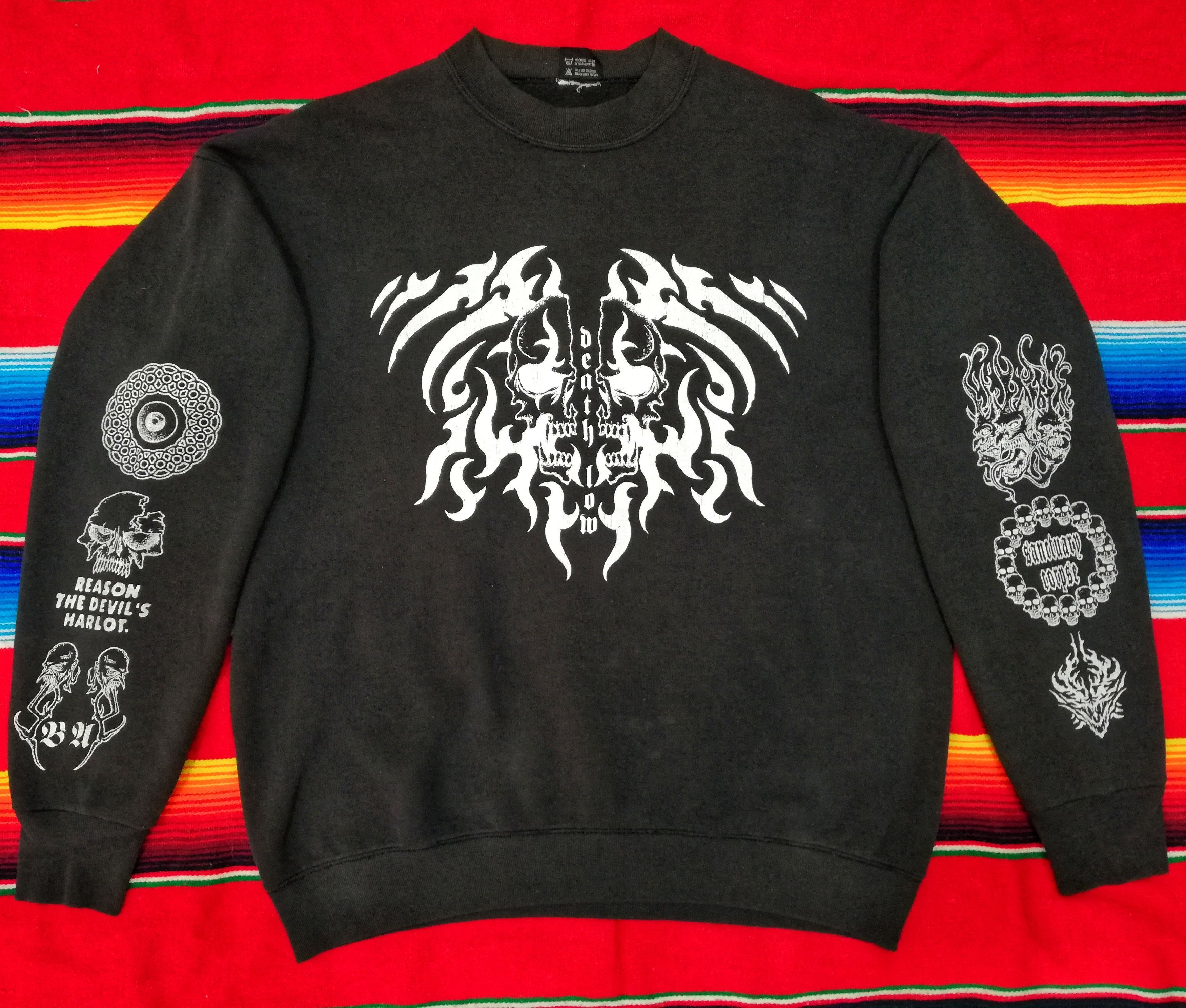🔥Angel Full Print Abyss of Self Spellout Skulls Metal🔥