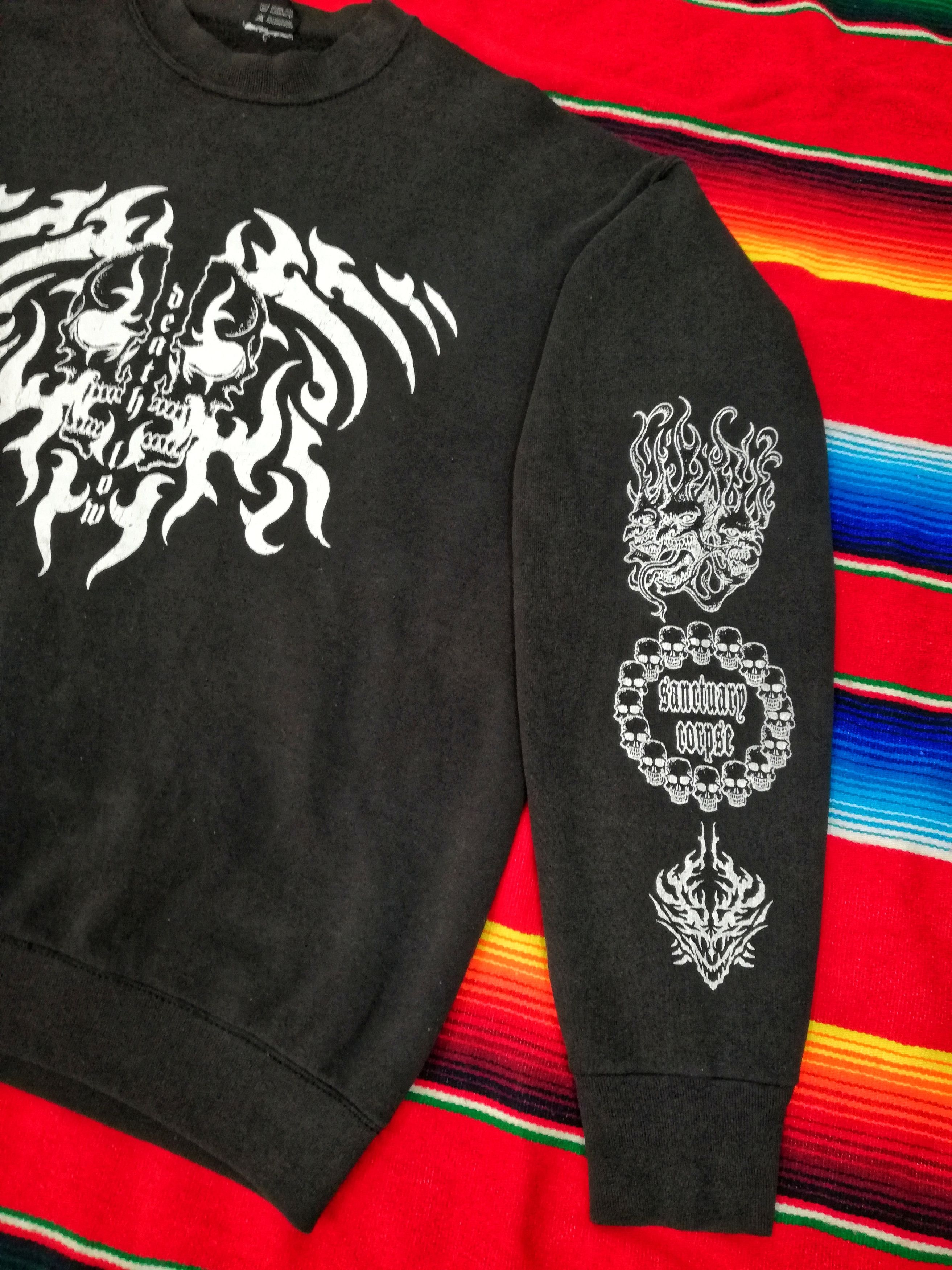 Band Tees 🔥Angel Full Print Abyss of Self Spellout Skulls Metal🔥 Size US L / EU 52-54 / 3 - 3 Thumbnail