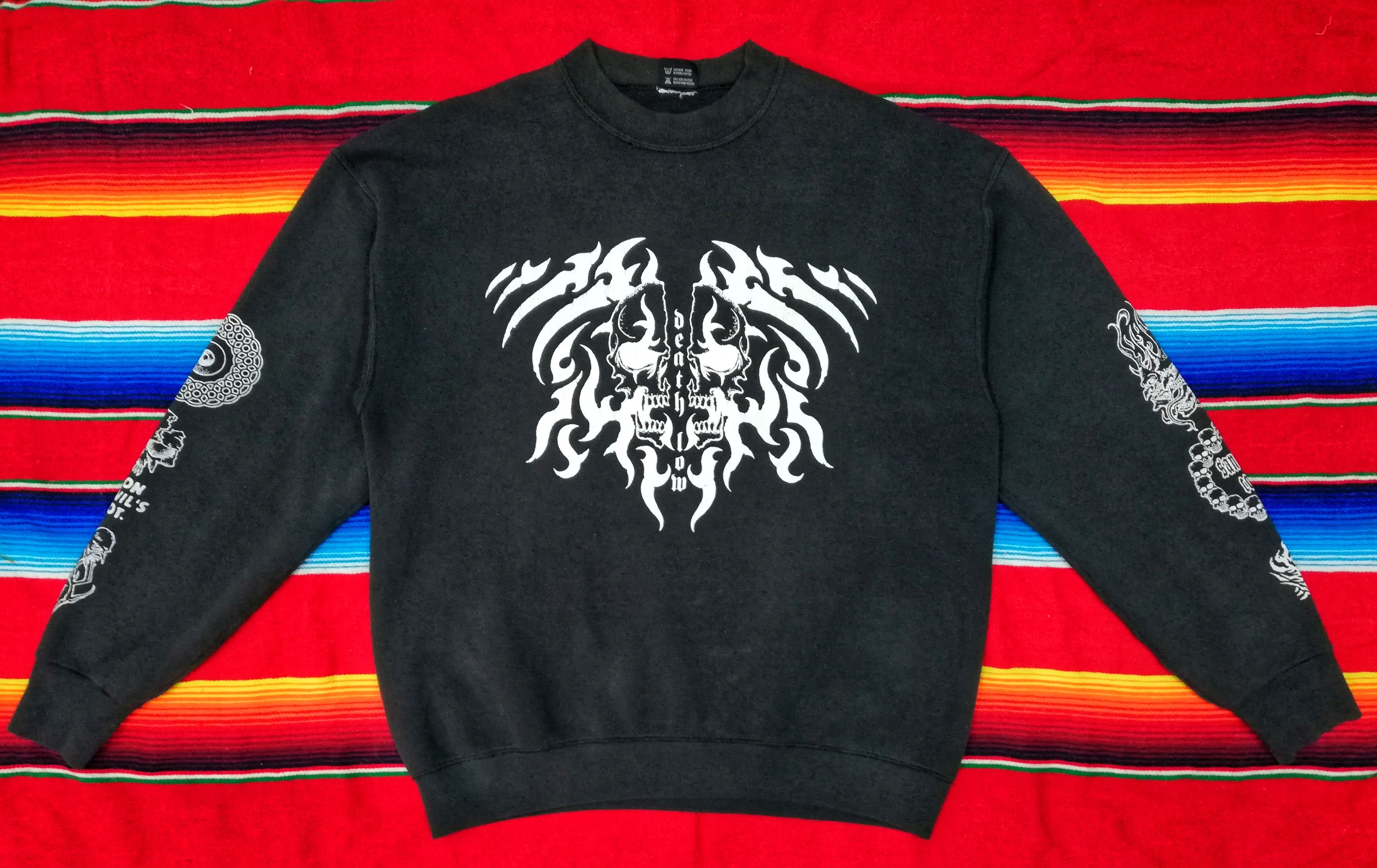 Band Tees 🔥Angel Full Print Abyss of Self Spellout Skulls Metal🔥 Size US L / EU 52-54 / 3 - 7 Thumbnail