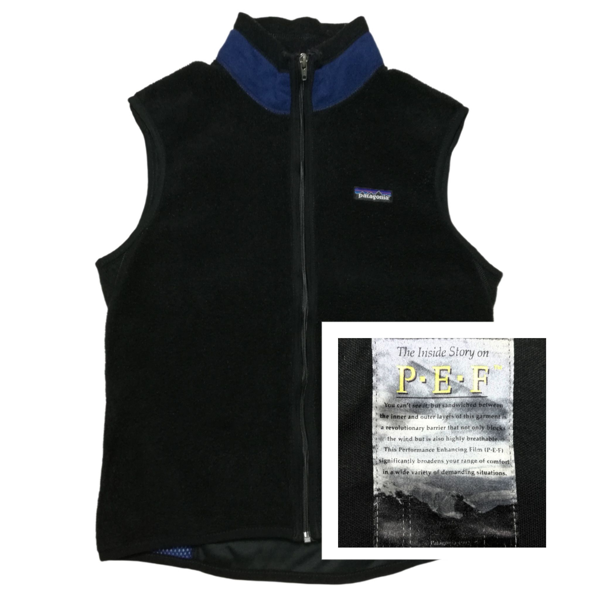 Patagonia 🔥P.E.F Vintage 1992 Patagonia Synchilla Fleece Zipper Vest Size US S / EU 44-46 / 1 - 1 Thumbnail