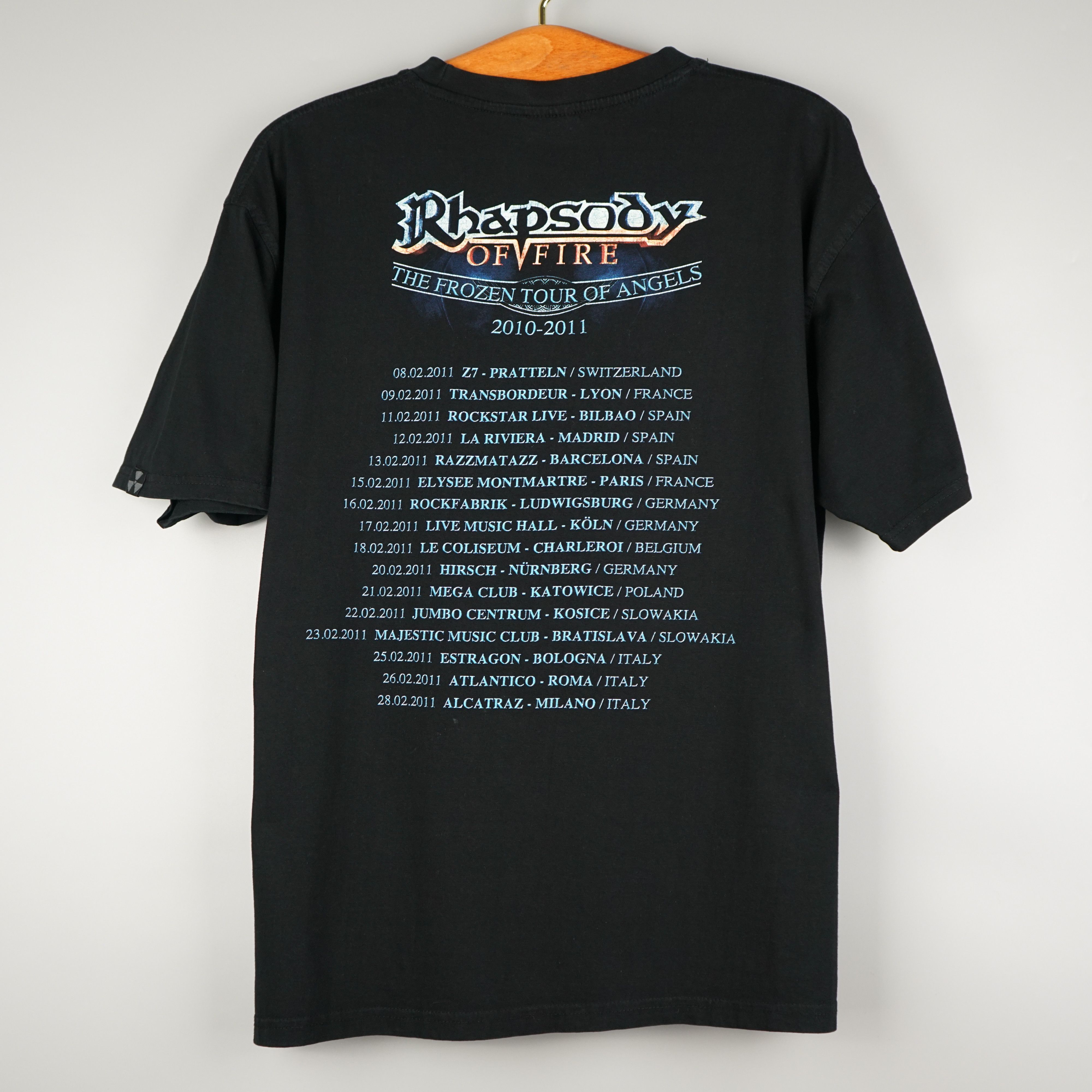 Band Tees × Vintage 2010 Rhapsody t shirt Size US XL / EU 56 / 4 - 5 Thumbnail