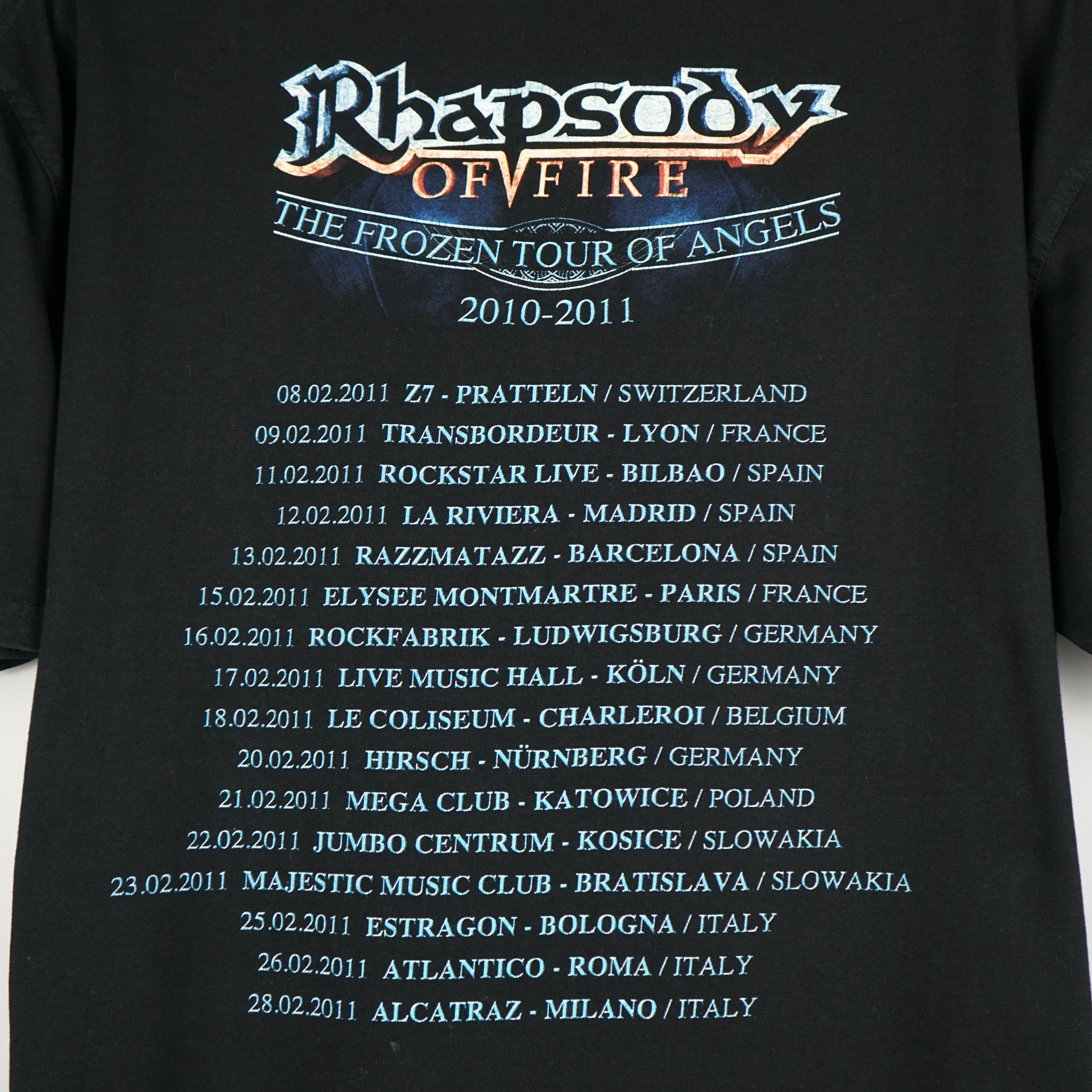 Band Tees × Vintage 2010 Rhapsody t shirt Size US XL / EU 56 / 4 - 6 Thumbnail