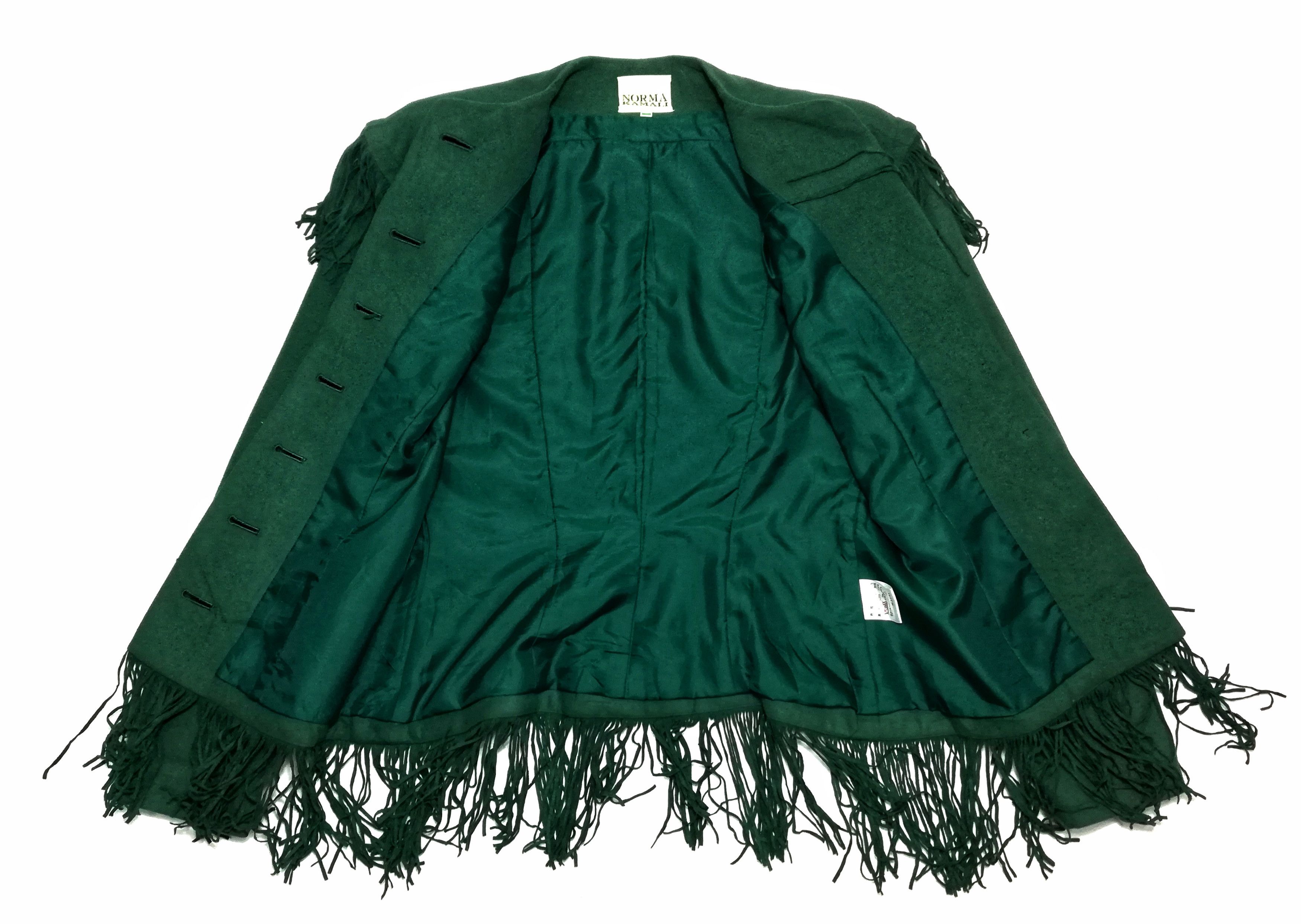 Designer 🔥Norma Kamali Hairy Cowboy Cropped Triacetate Jacket🔥 Size US XXS / EU 40 - 5 Thumbnail