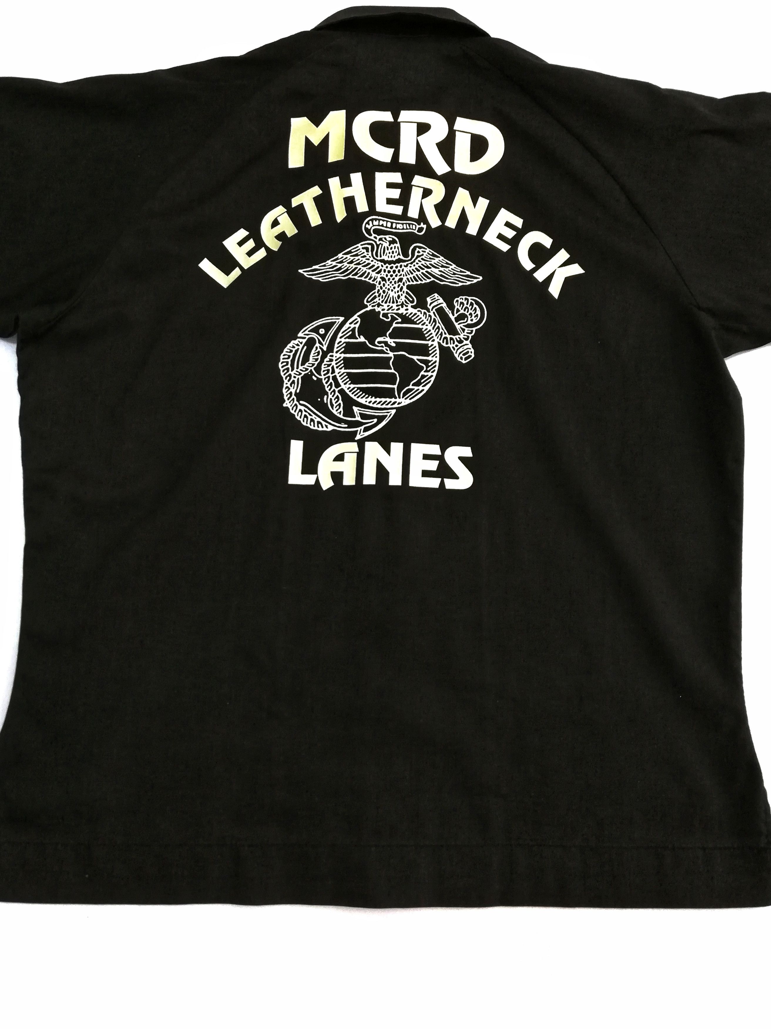 Vintage 🔥American Vintage 70's MCRD LEATHERNECK LANES Big Logo🔥 Size US M / EU 48-50 / 2 - 6 Thumbnail