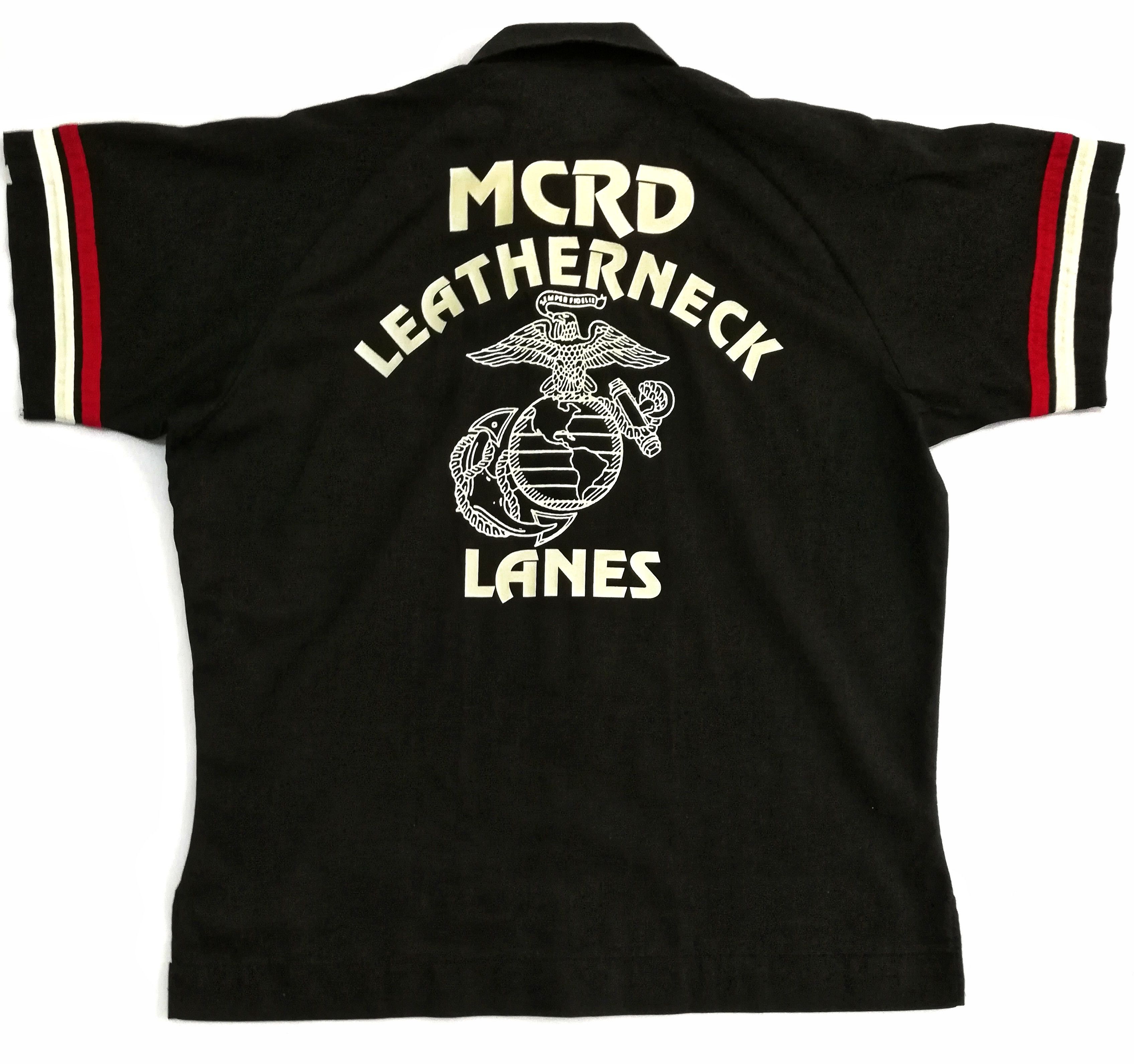 Vintage 🔥American Vintage 70's MCRD LEATHERNECK LANES Big Logo🔥 Size US M / EU 48-50 / 2 - 1 Thumbnail