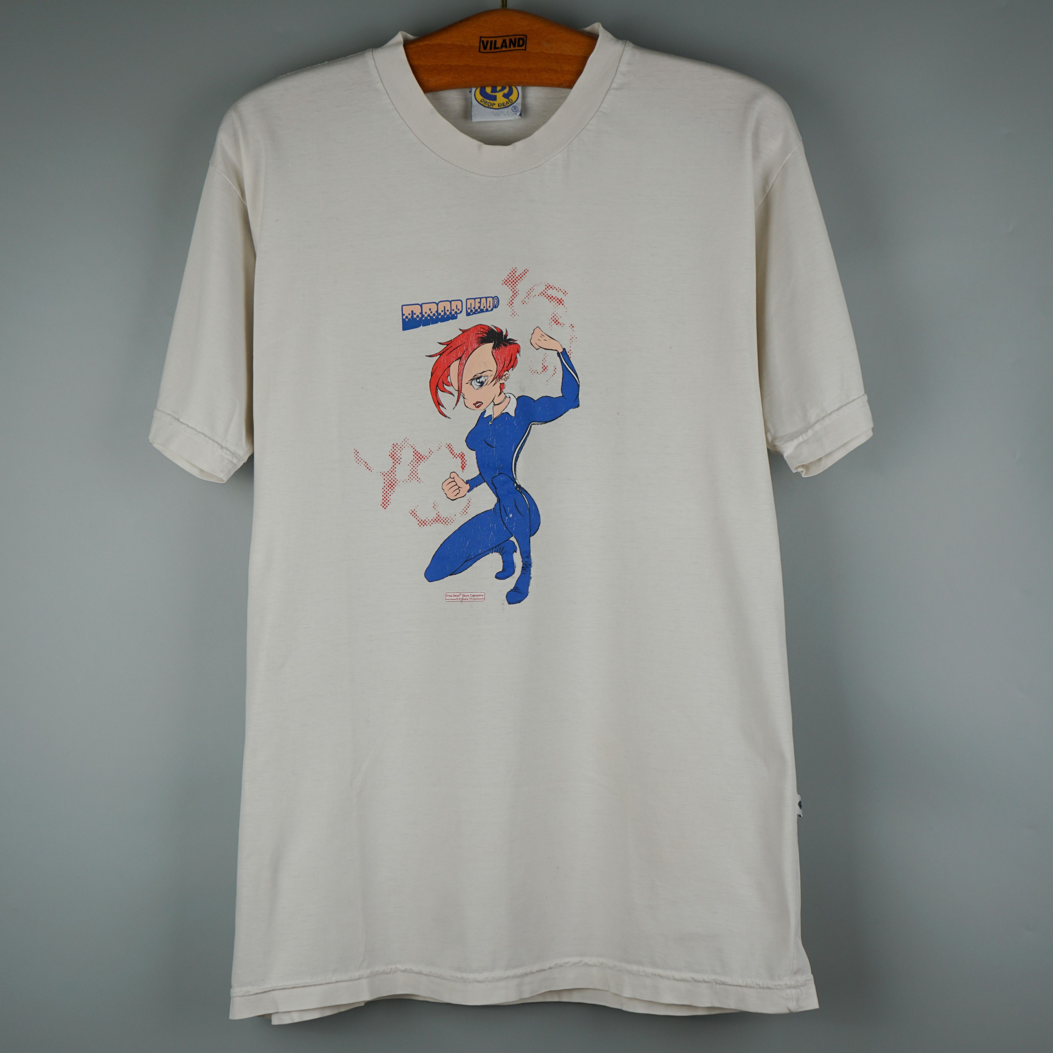 Drop Dead × Drop Dead Clothing × Vintage 1997 Drop Dead Skate t-shirt Size US L / EU 52-54 / 3 - 1 Thumbnail