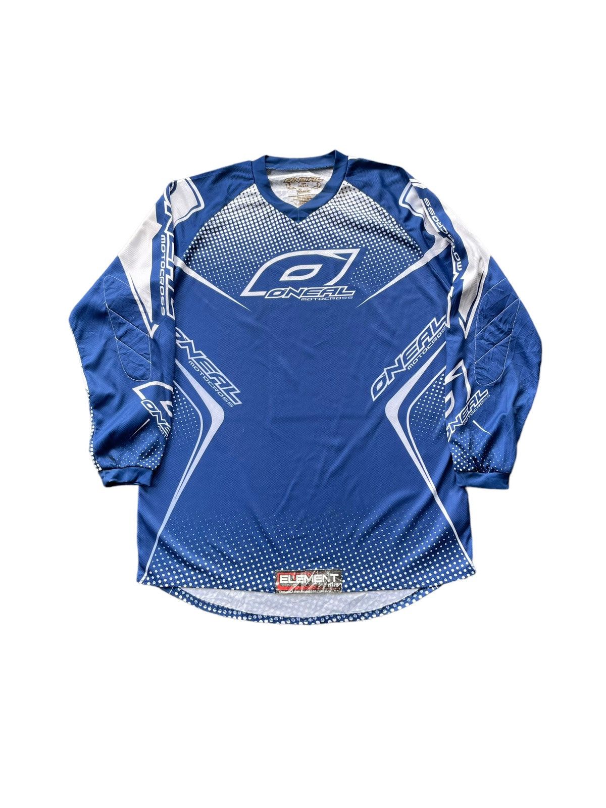 image of Oneal Motocross Element Series Jersey in Blue, Men's (Size Large)