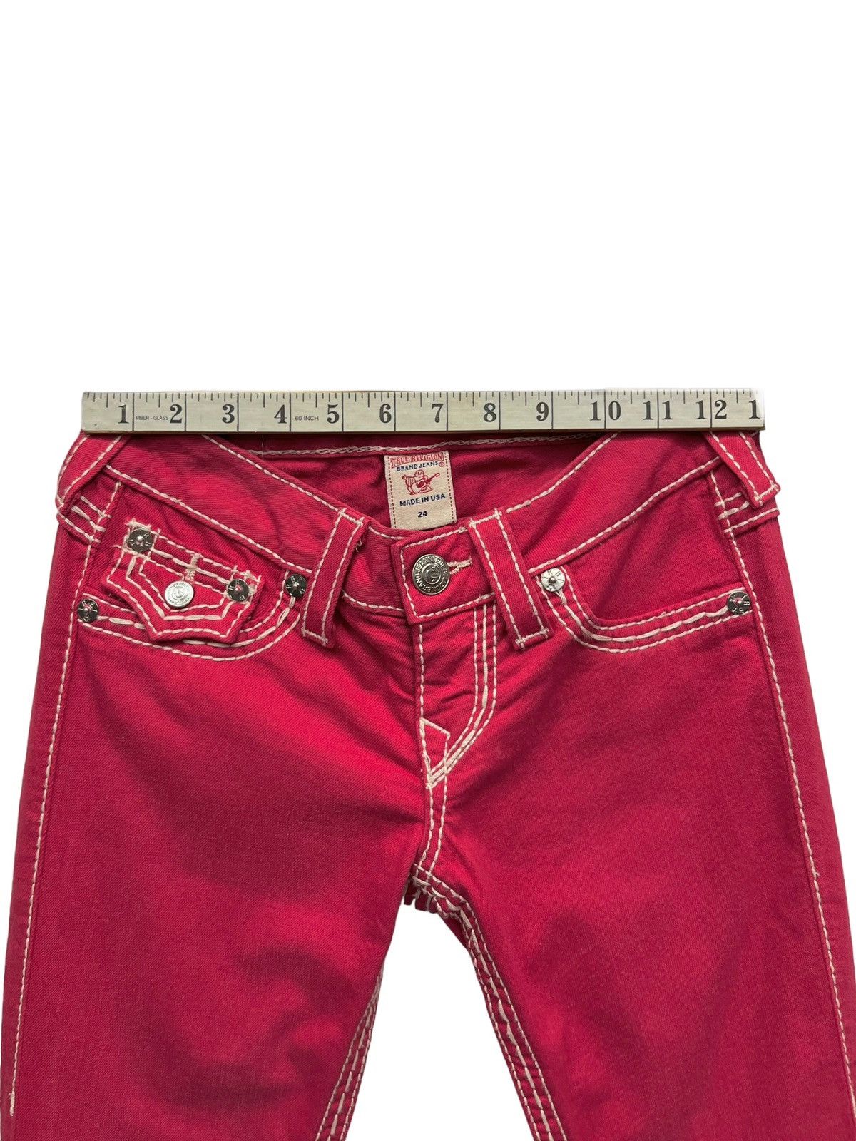 True Religion RARE SIZE 24” TRUE RELIGION Cotton Spandex Skinny Flare Boot Size 24" / US 00 / IT 34 - 11 Thumbnail