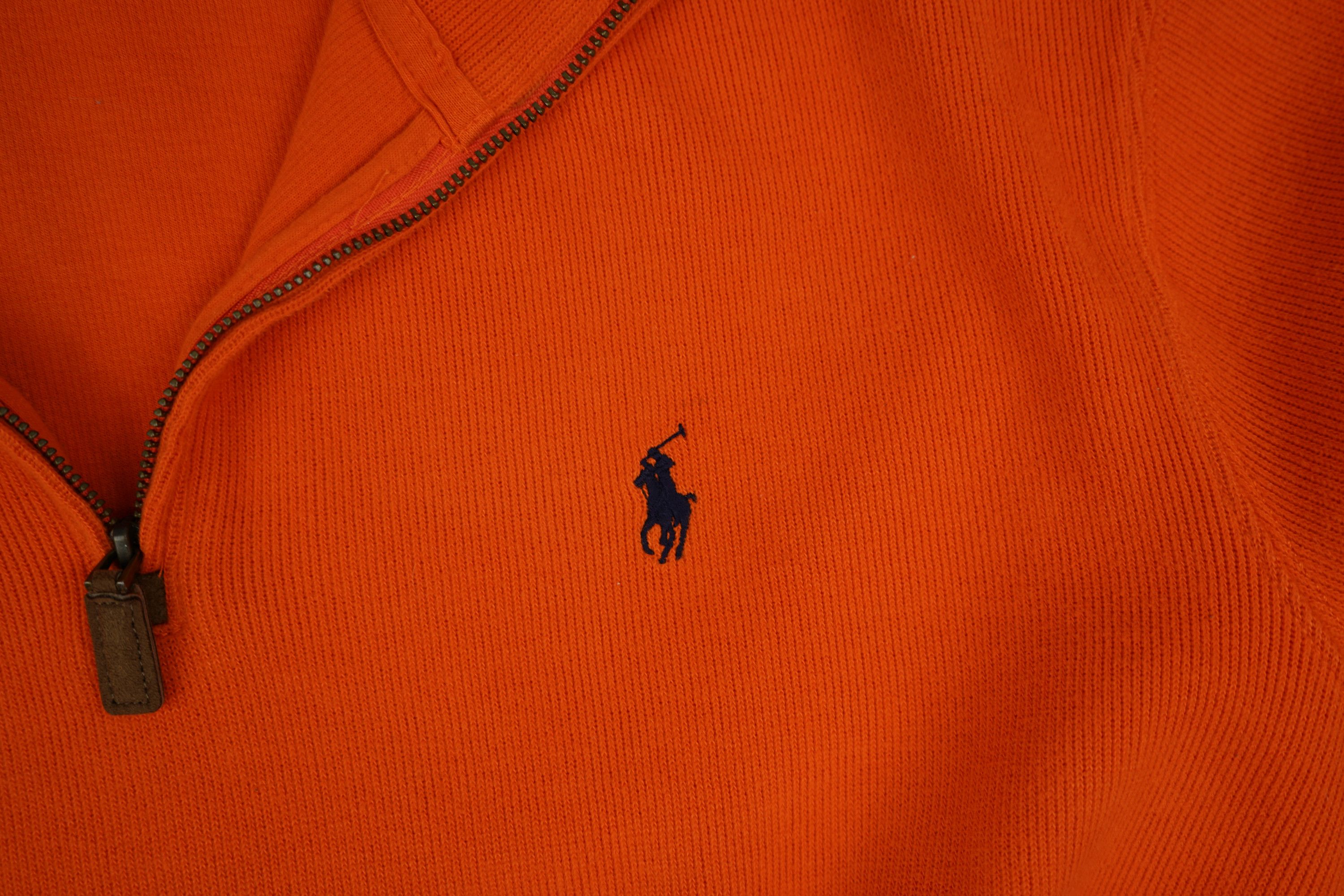 Polo Ralph Lauren × Ralph Lauren × Vintage vtg Ralph Lauren half-zip sweater Size US L / EU 52-54 / 3 - 6 Thumbnail