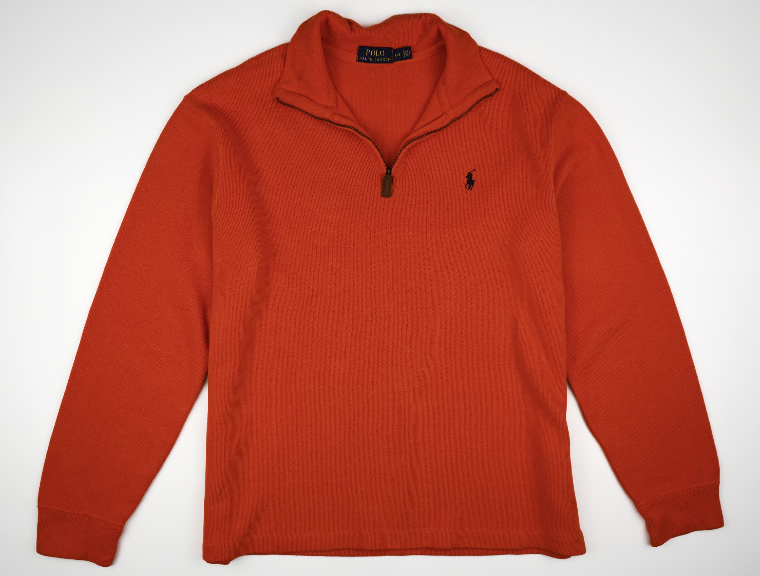 Polo Ralph Lauren × Ralph Lauren × Vintage vtg Ralph Lauren half-zip sweater Size US L / EU 52-54 / 3 - 1 Thumbnail