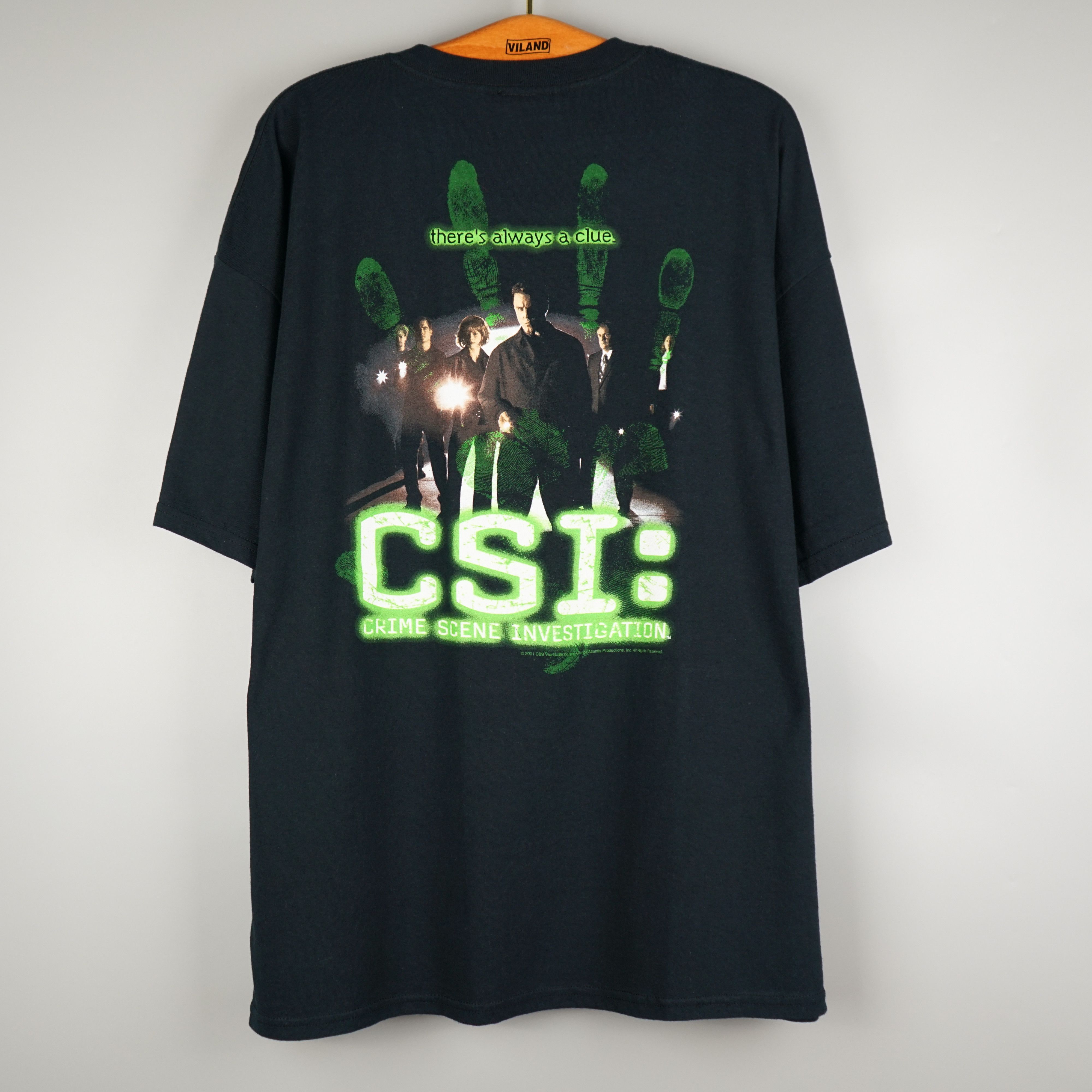Sci-Fi Fantasy × Vintage 2001 Crime Scene Investigation t shirt Size US XXL / EU 58 / 5 - 1 Thumbnail