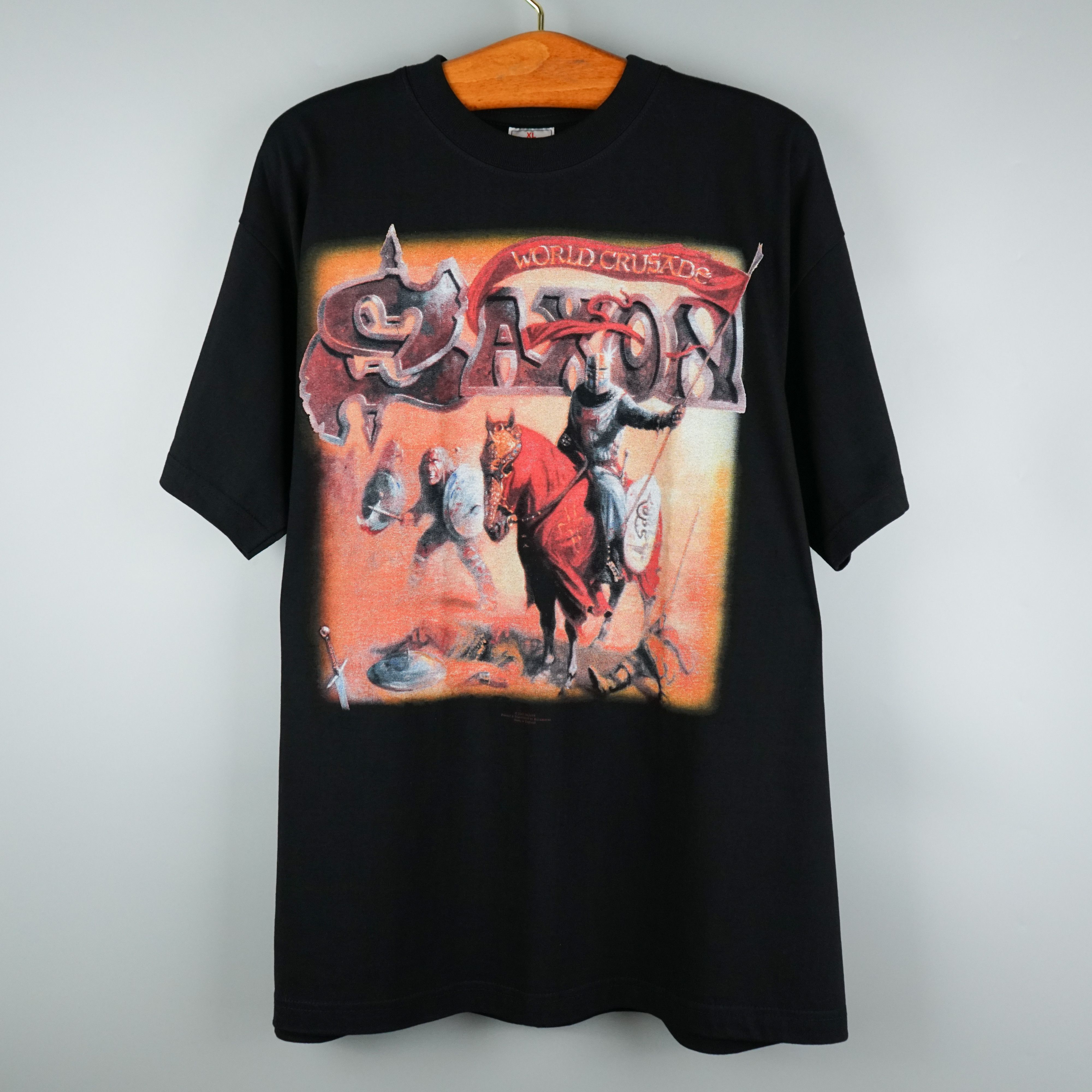 Band Tees × Vintage 2000 Saxon Tour t shirt Size US XXL / EU 58 / 5 - 1 Thumbnail