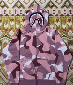 pink bape hoodie  size｜TikTok Search