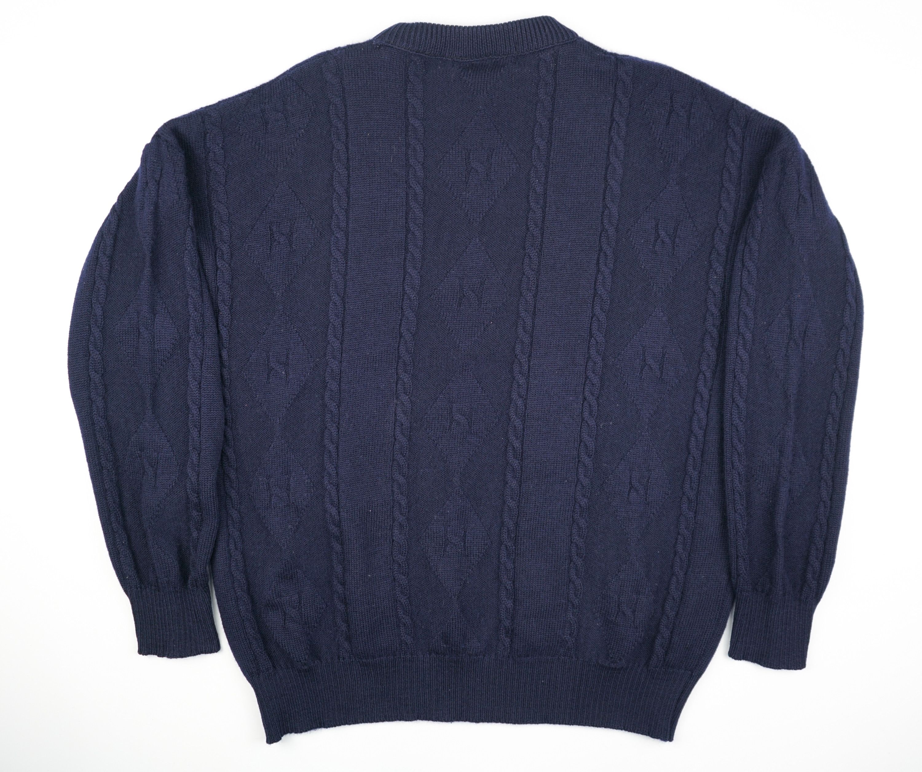 Burberry × Vintage 90s Burberrys Wool Sweater Size US L / EU 52-54 / 3 - 8 Thumbnail