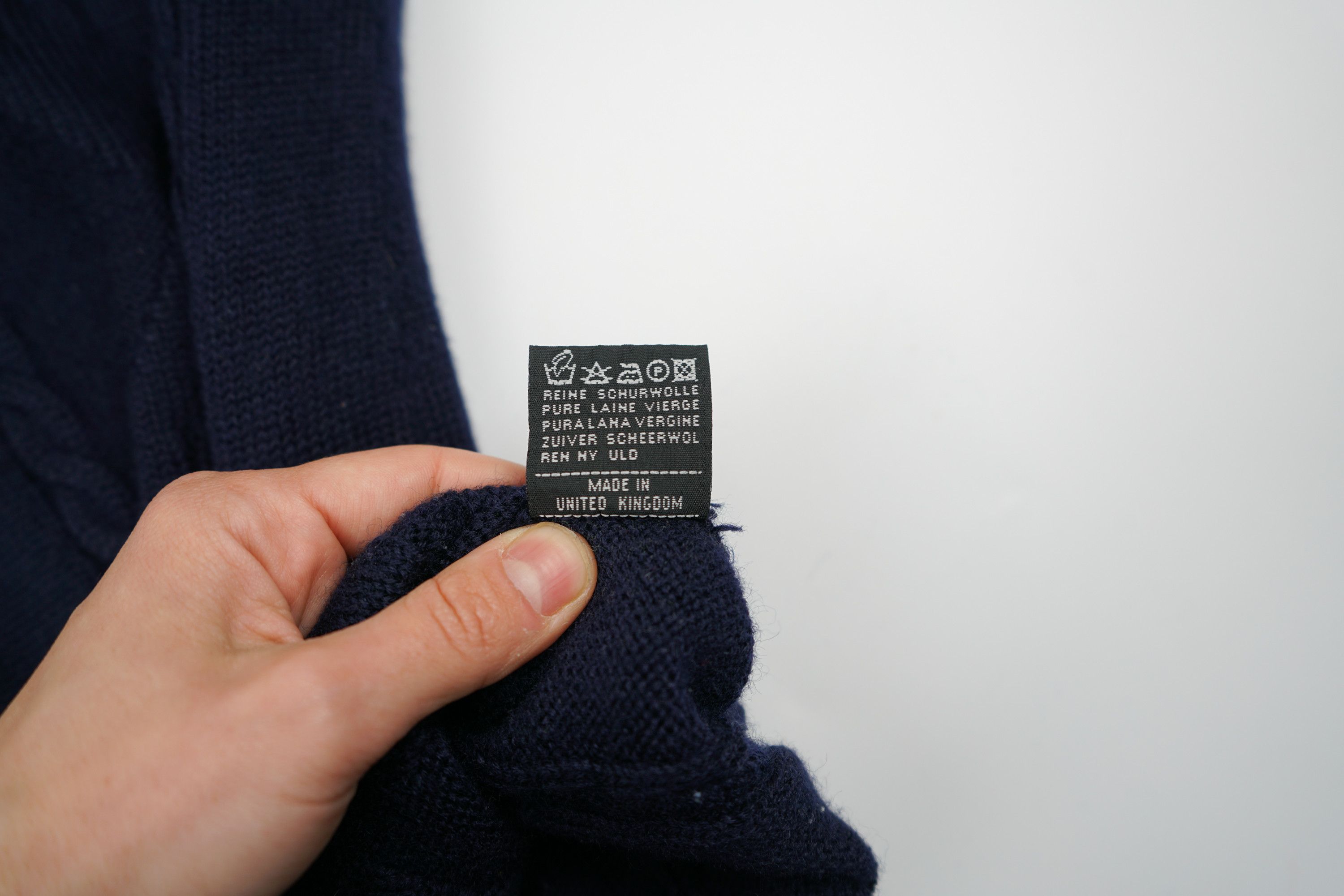 Burberry × Vintage 90s Burberrys Wool Sweater Size US L / EU 52-54 / 3 - 6 Thumbnail