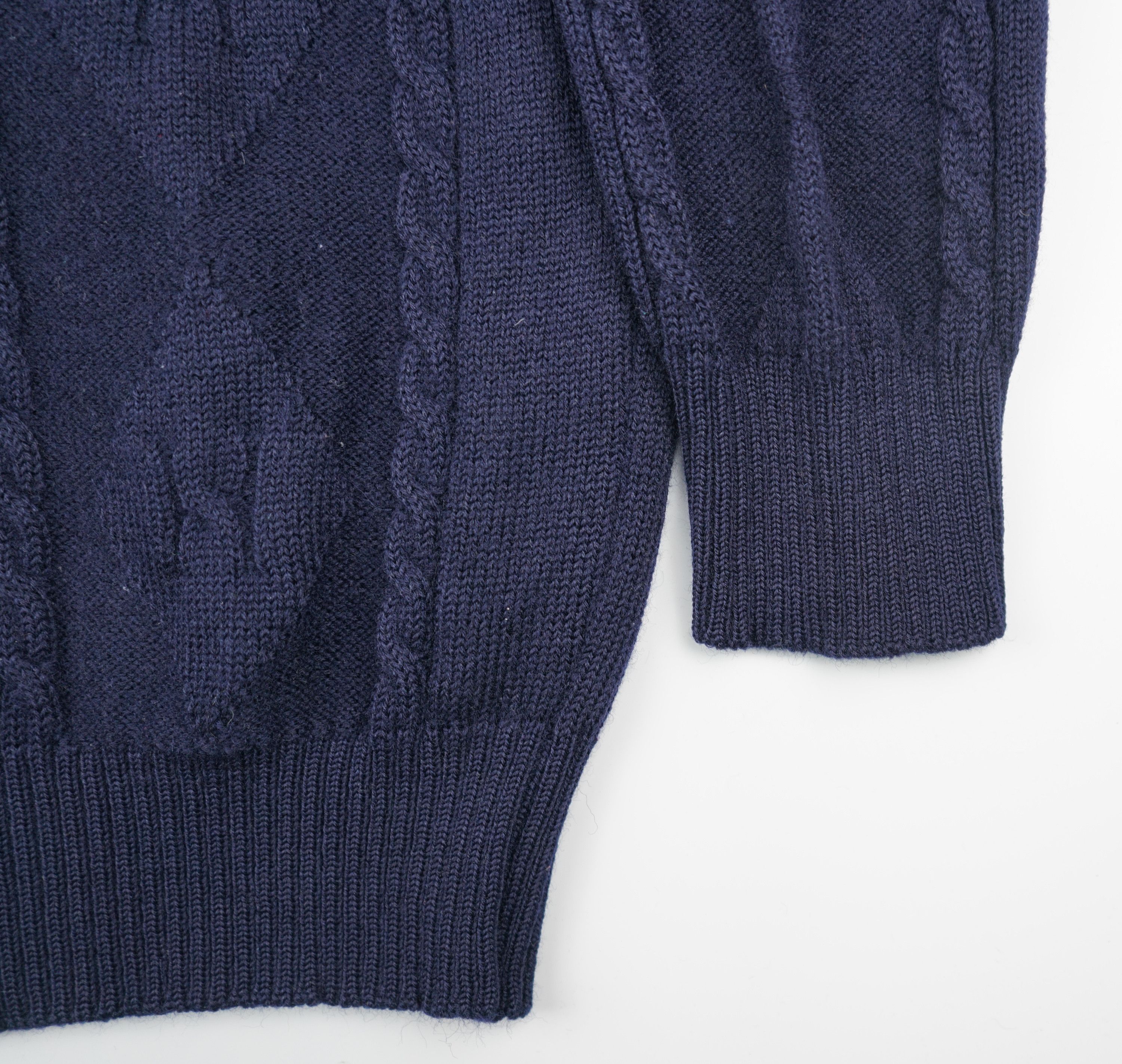 Burberry × Vintage 90s Burberrys Wool Sweater Size US L / EU 52-54 / 3 - 9 Thumbnail