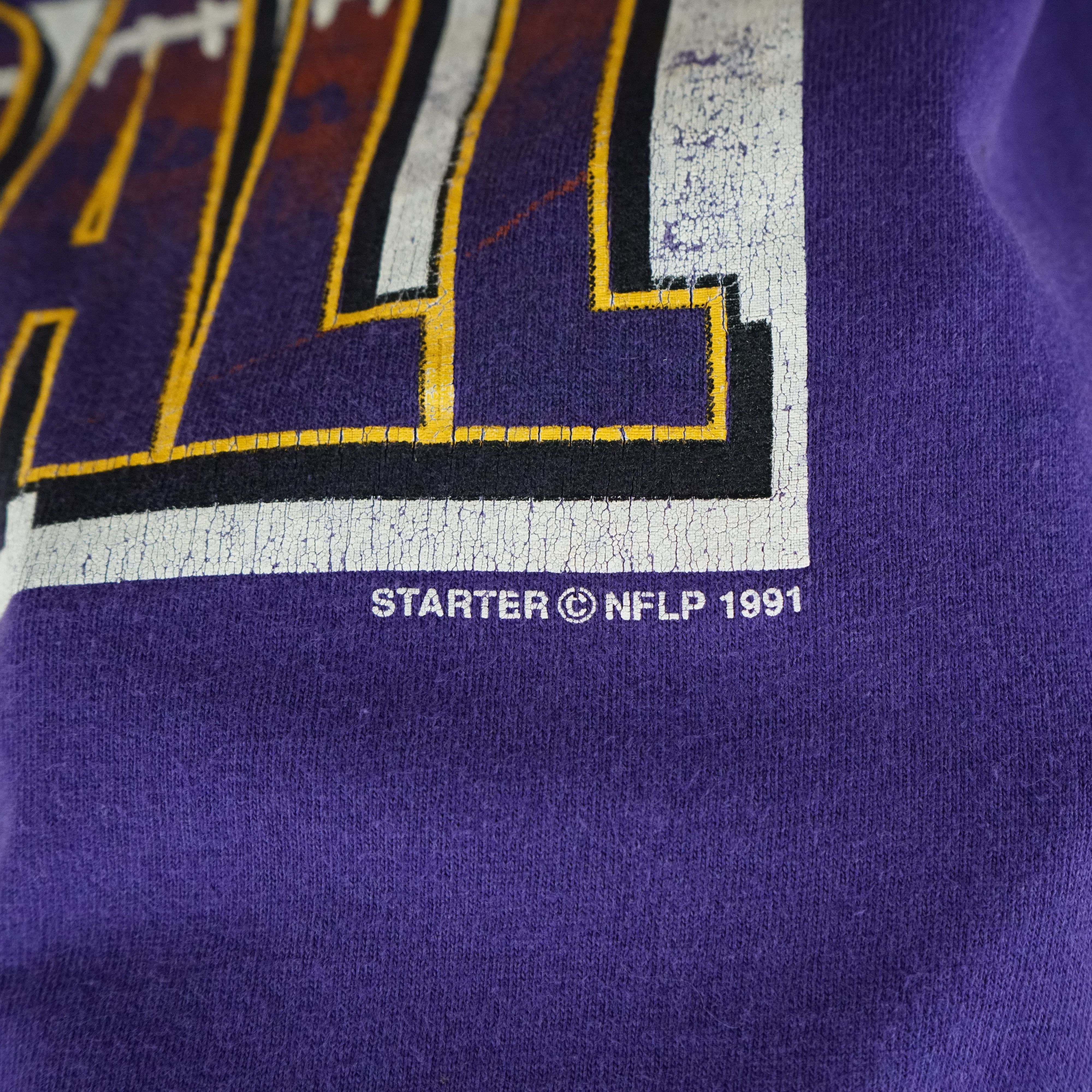 NFL × Vintage 1991 minnesota vikings t shirt Size US XL / EU 56 / 4 - 3 Thumbnail