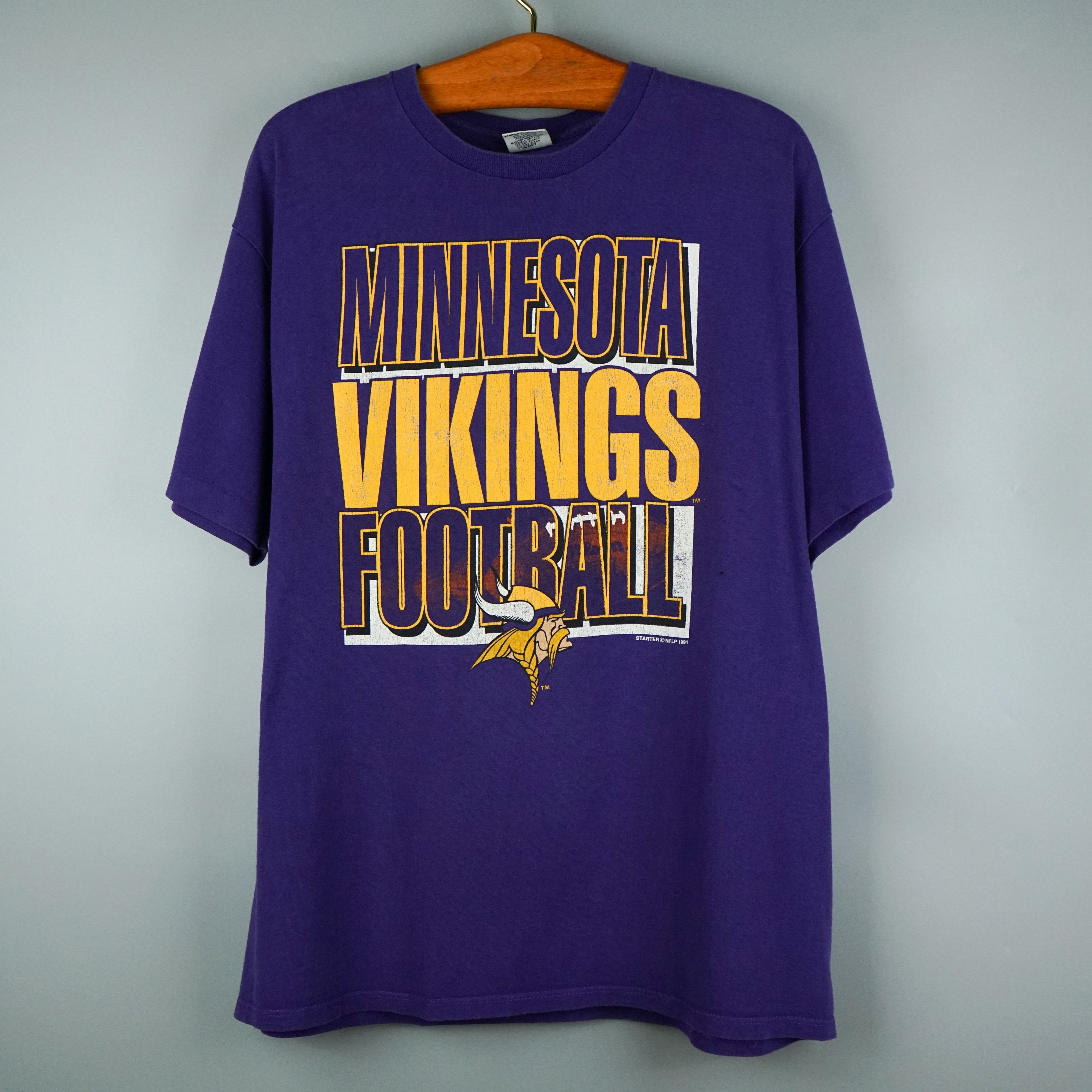 NFL × Vintage 1991 minnesota vikings t shirt Size US XL / EU 56 / 4 - 1 Thumbnail