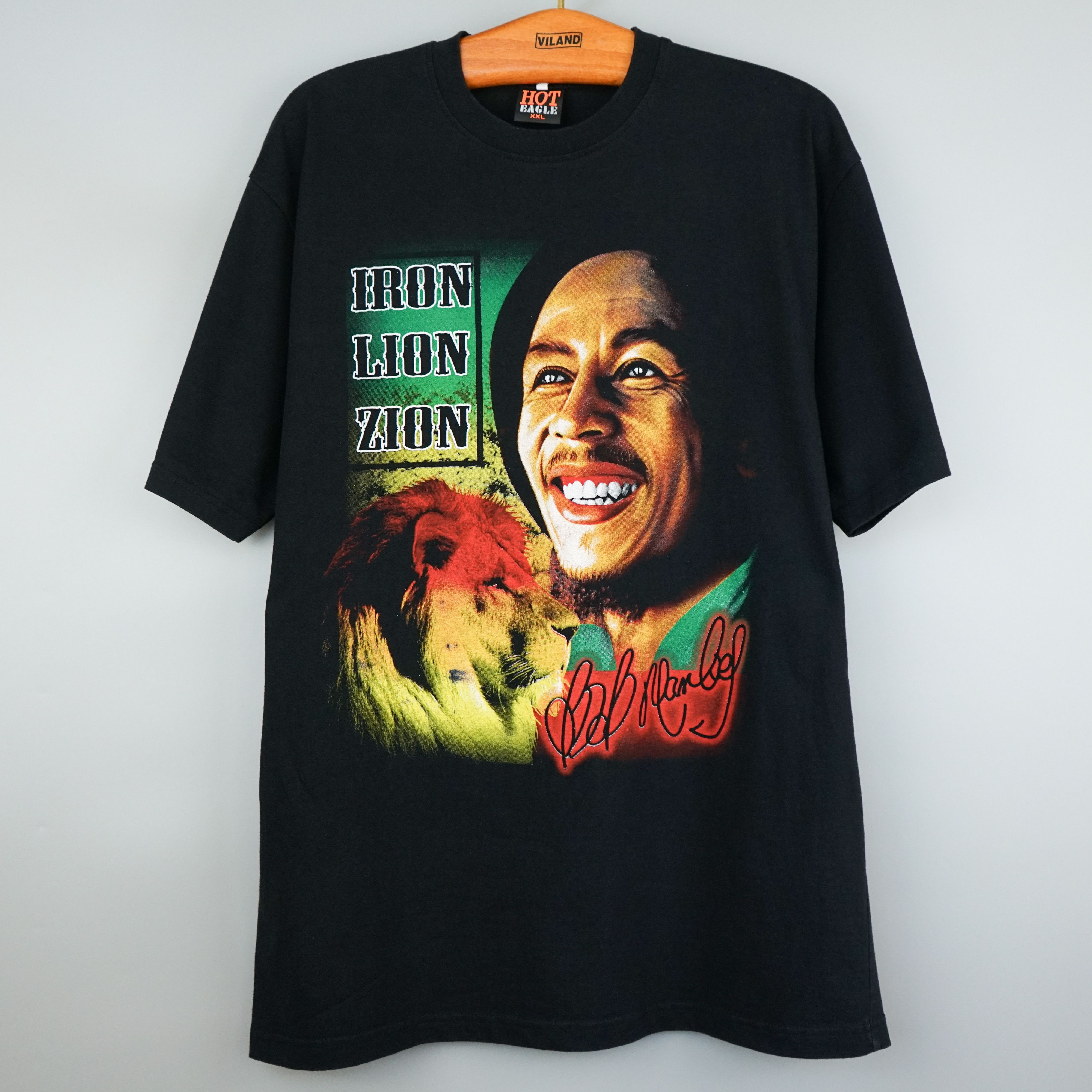 Band Tees × Bob Marley × Vintage Vintage Bob Marley t shirt 90s Size US XL / EU 56 / 4 - 1 Thumbnail