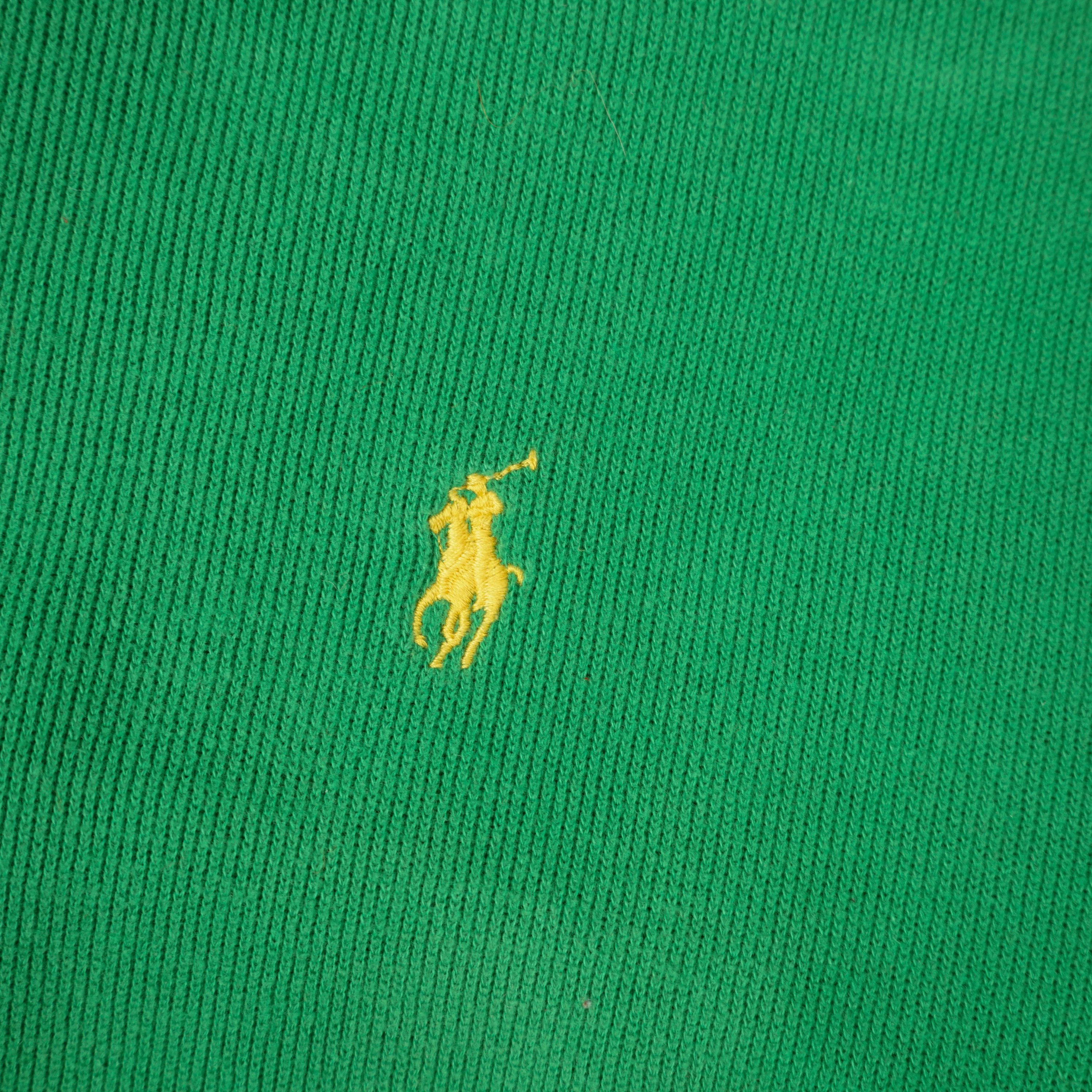 Polo Ralph Lauren × Ralph Lauren × Vintage vtg Ralph Lauren half-zip sweater Green Size US L / EU 52-54 / 3 - 3 Thumbnail
