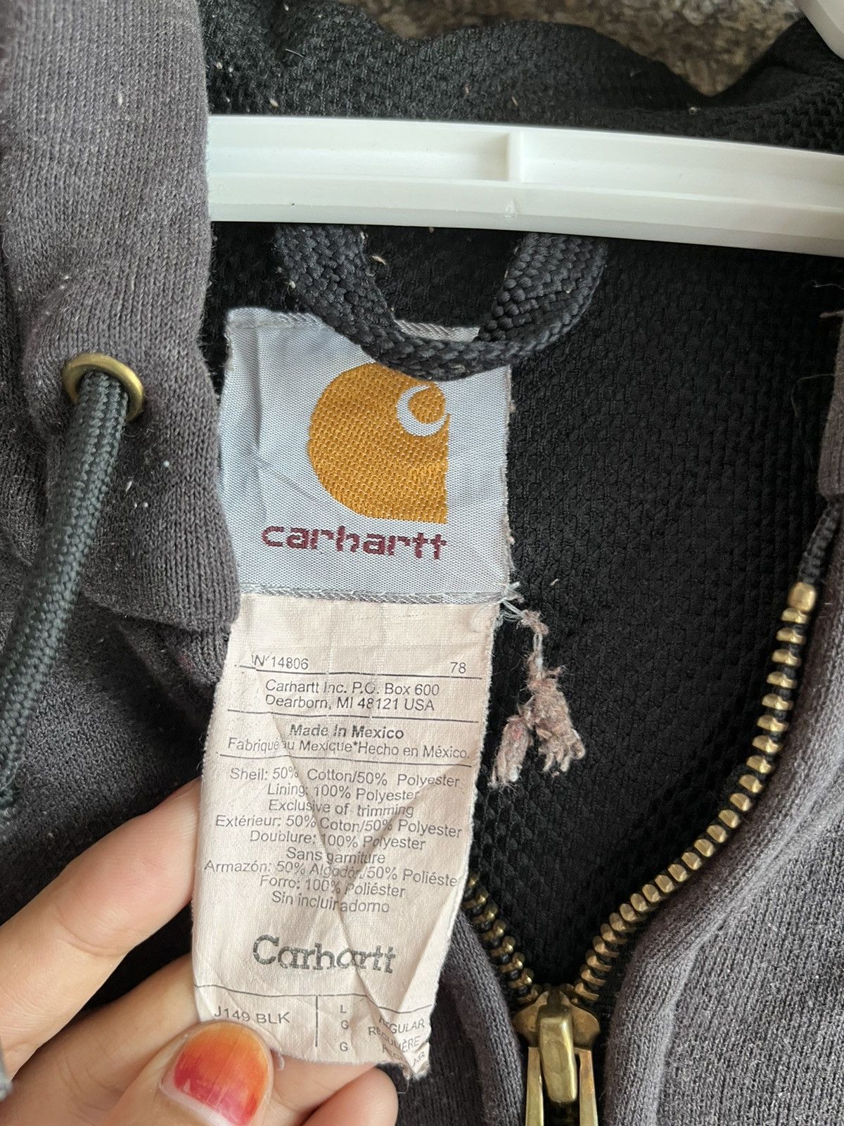 Vintage Carhartt ft87 Size US L / EU 52-54 / 3 - 3 Thumbnail