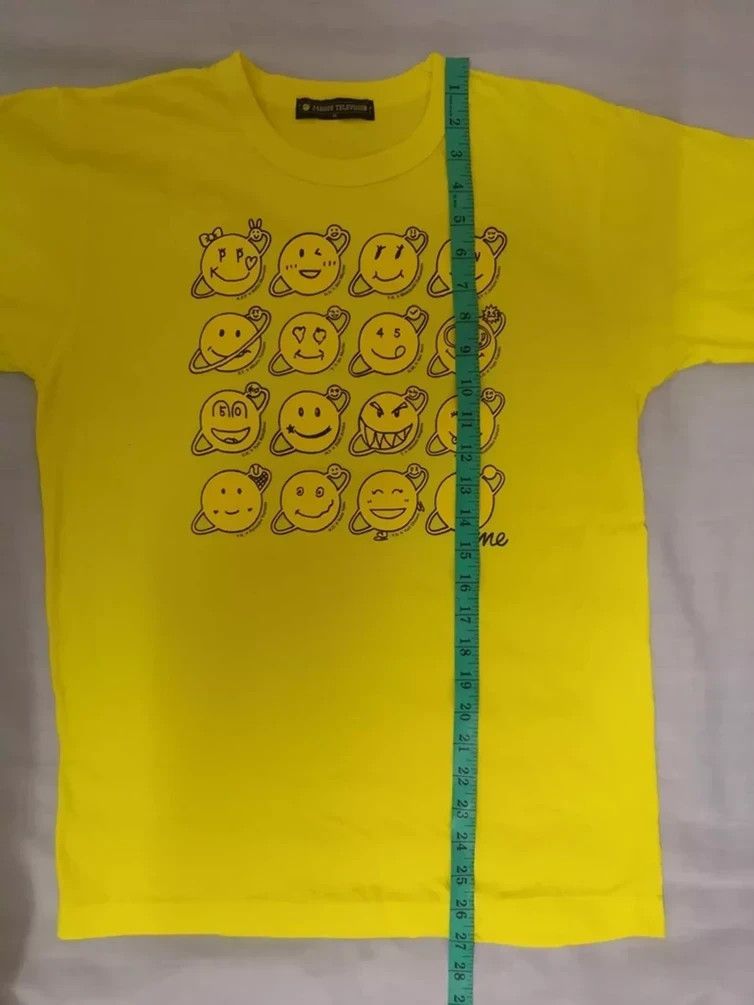 Japanese Brand Vintage 24 Hour Television Emoji Tee Takashi Murakami Size US M / EU 48-50 / 2 - 5 Thumbnail