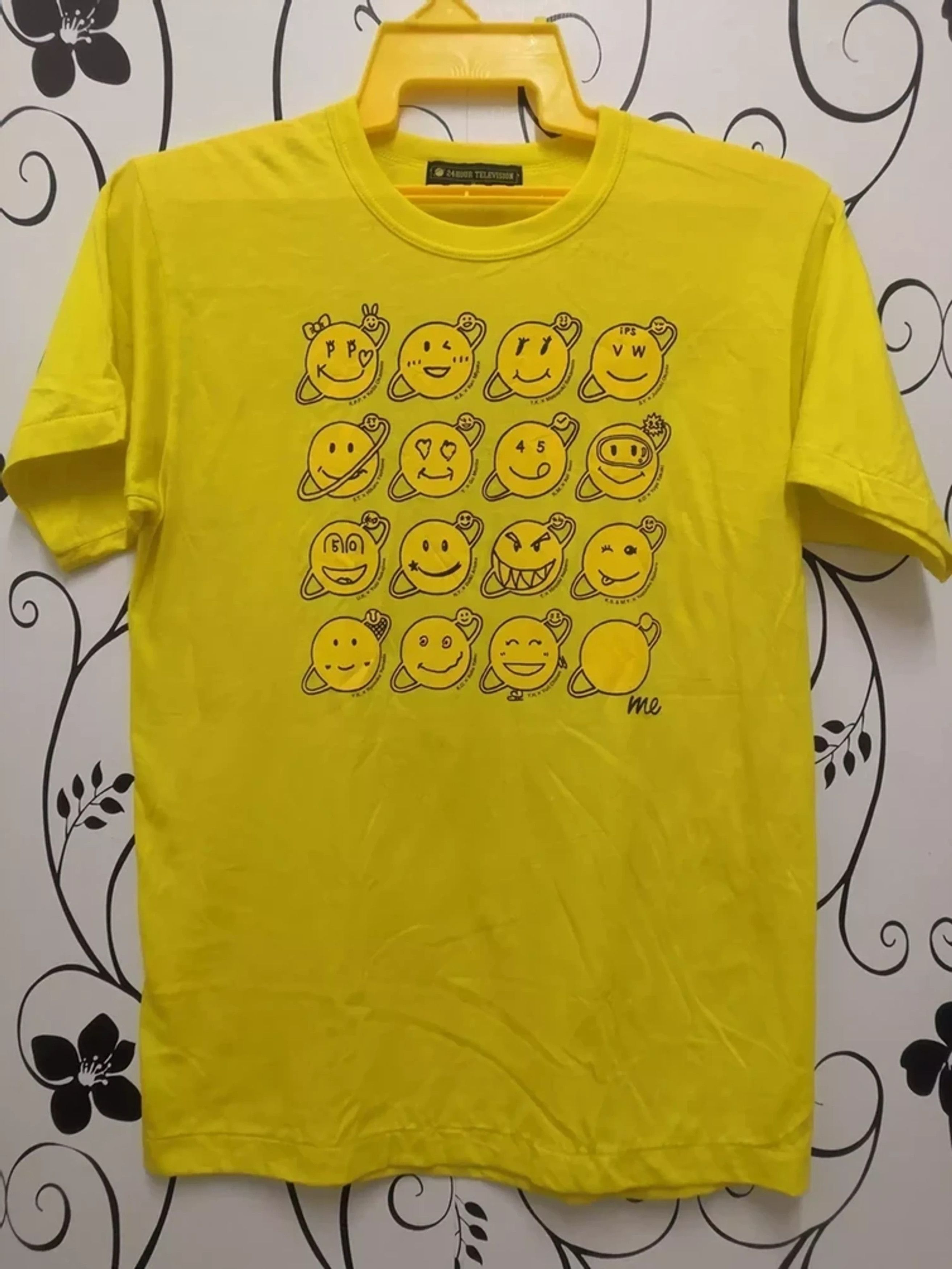 Japanese Brand Vintage 24 Hour Television Emoji Tee Takashi Murakami Size US M / EU 48-50 / 2 - 1 Thumbnail
