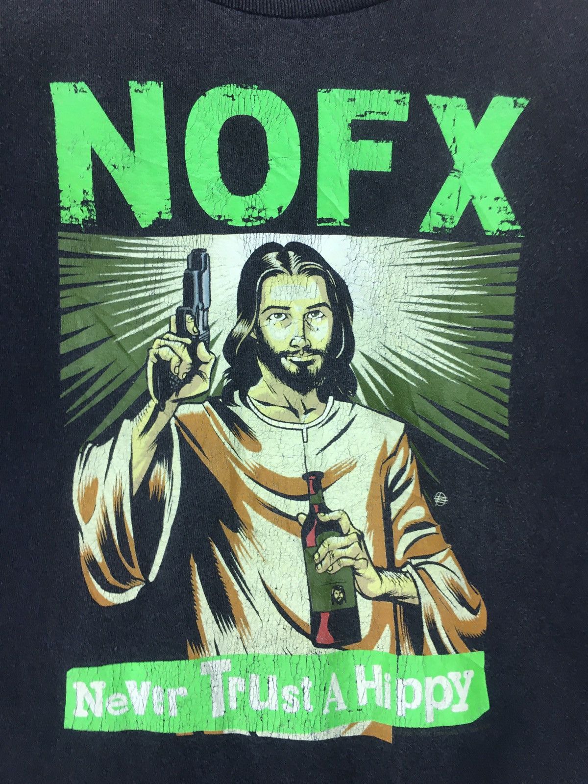 Band Tees × Vintage Rare design NOFX never trust a hippy fat wreck chords Size US S / EU 44-46 / 1 - 3 Thumbnail