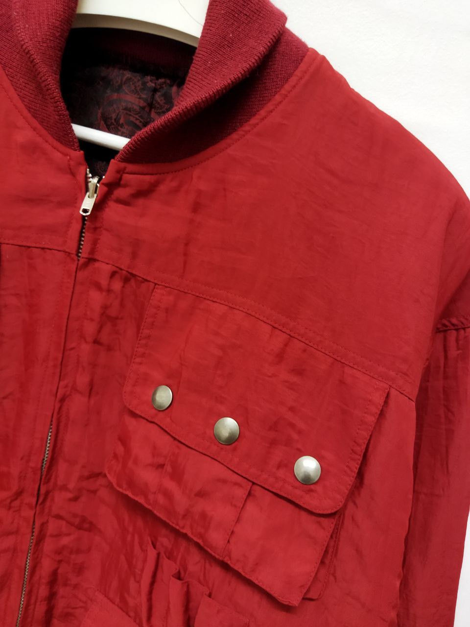 Japanese Brand LISBURN Multi Pockets Reversible Bomber Jacket Size US M / EU 48-50 / 2 - 8 Thumbnail