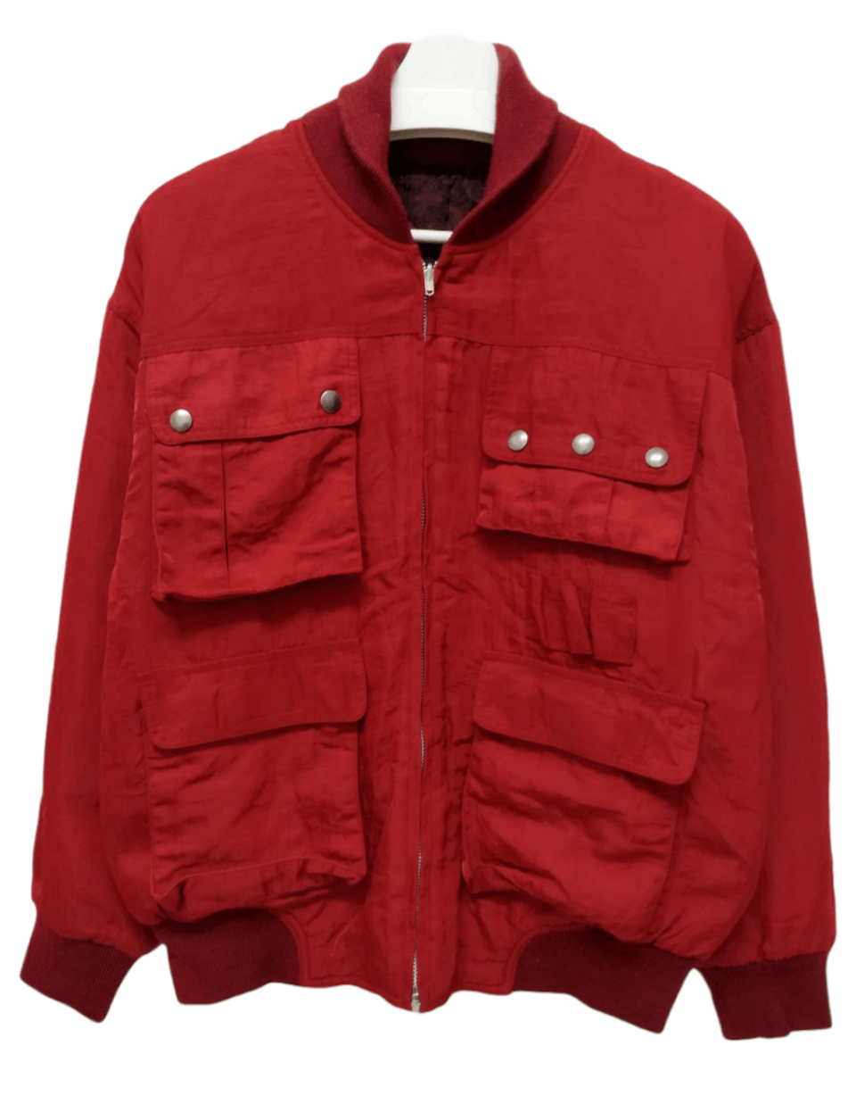 Japanese Brand LISBURN Multi Pockets Reversible Bomber Jacket Size US M / EU 48-50 / 2 - 1 Thumbnail