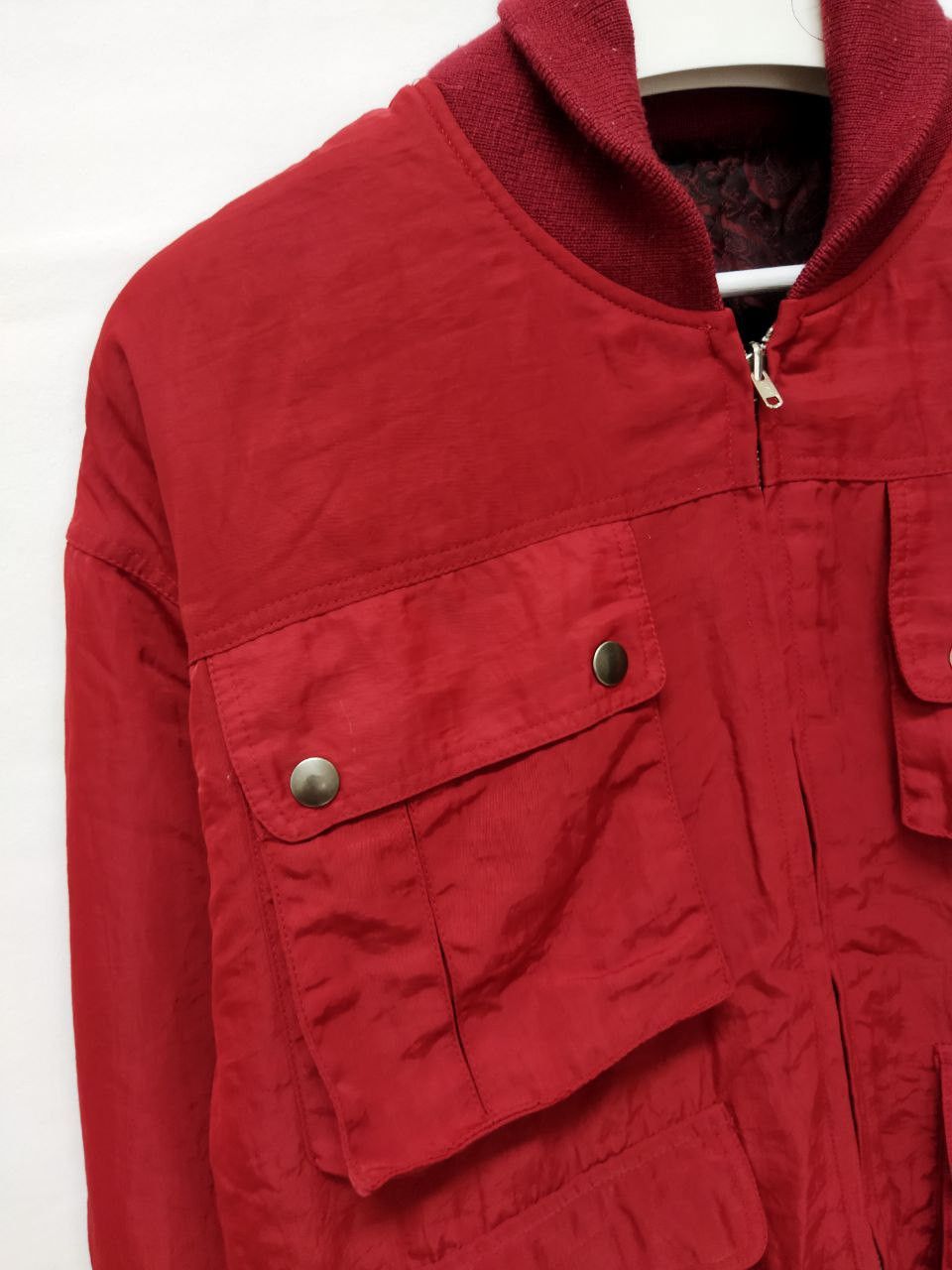 Japanese Brand LISBURN Multi Pockets Reversible Bomber Jacket Size US M / EU 48-50 / 2 - 9 Thumbnail