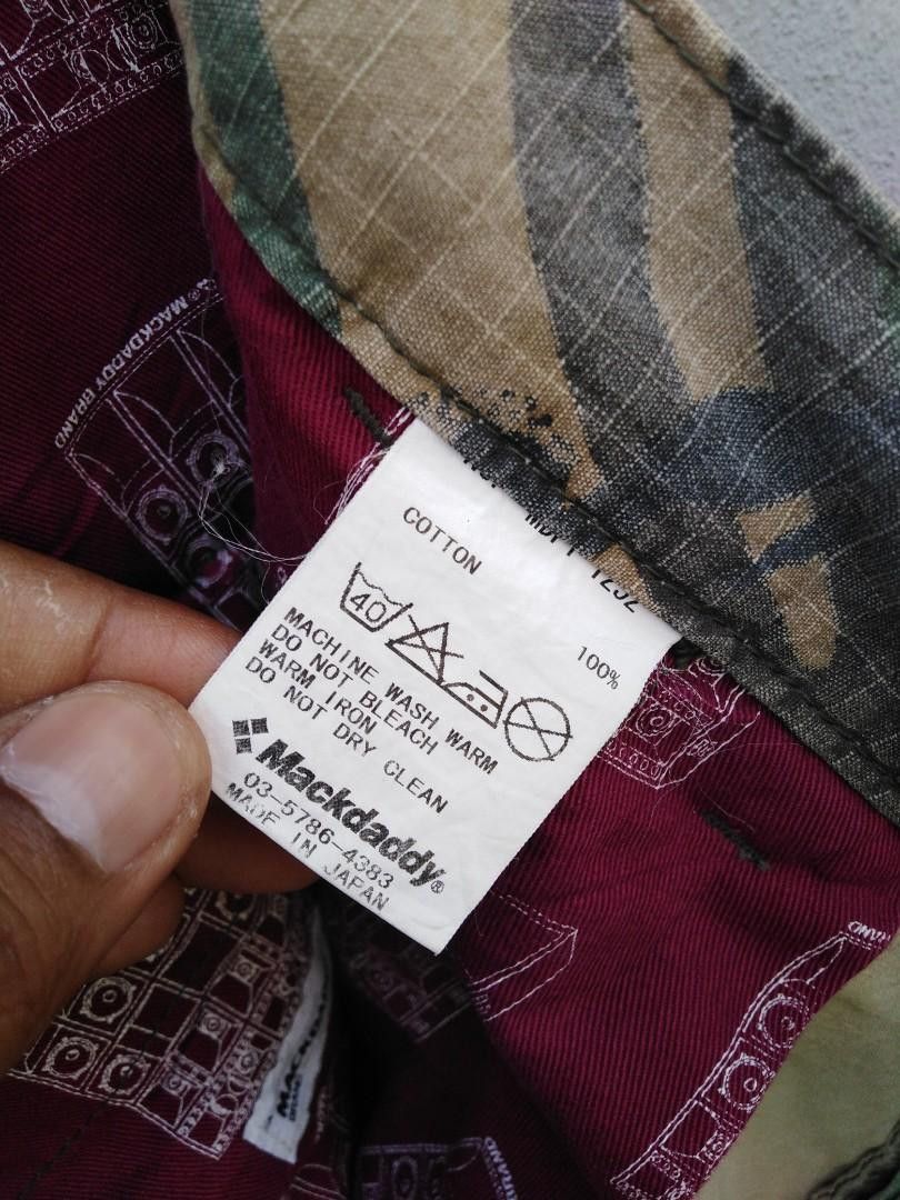 Japanese Brand Mackdaddy Camo Pants Made in Japan Size US 36 / EU 52 - 11 Thumbnail