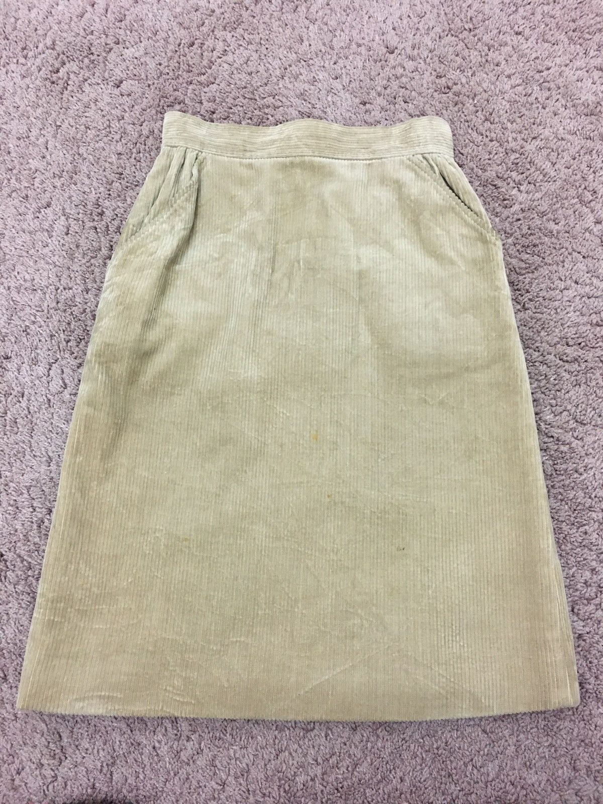 Vintage brown mid curduroy Size US 26 / EU 42 - 1 Thumbnail