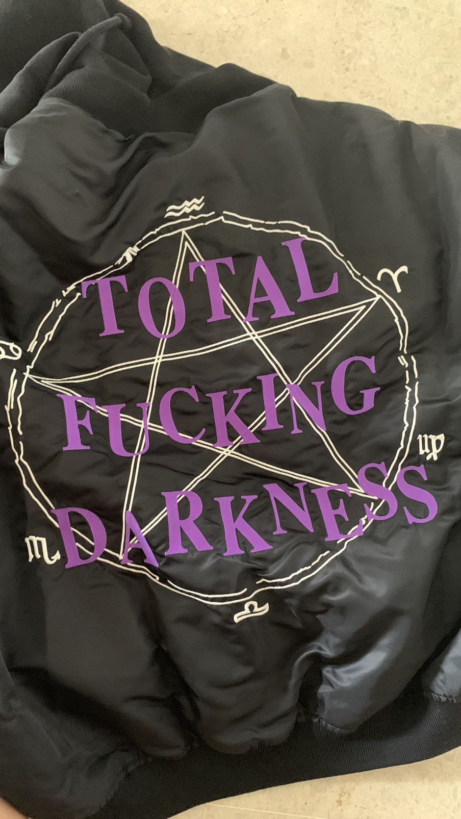 Vetements Vetements pour homme Total Fucking Darkness oversize MA-1 Size US XS / EU 42 / 0 - 12 Thumbnail