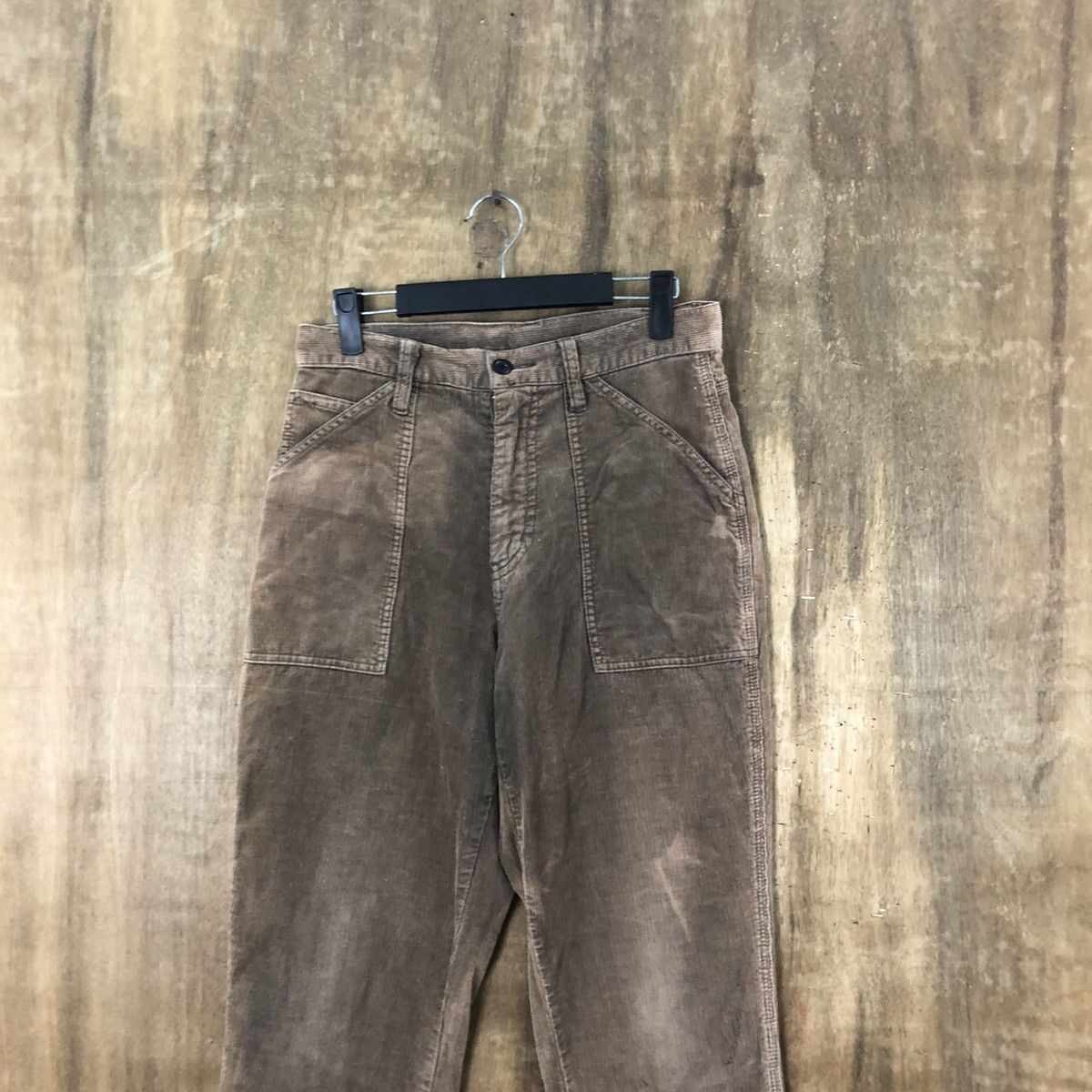 Japanese Brand Japanese Brand faded Brown Corduroy Casual Pants #6318 Size US 28 / EU 44 - 2 Thumbnail