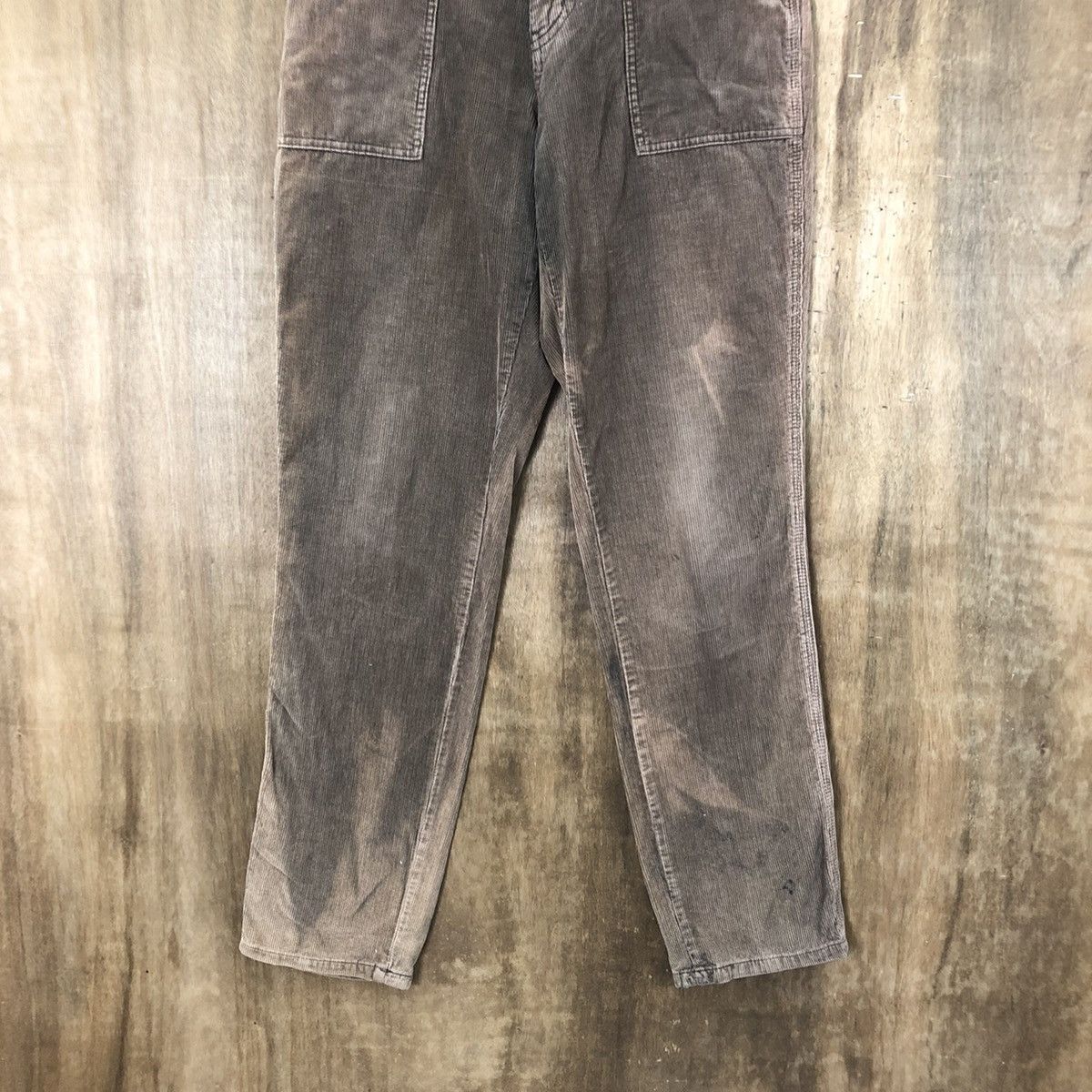 Japanese Brand Japanese Brand faded Brown Corduroy Casual Pants #6318 Size US 28 / EU 44 - 3 Thumbnail