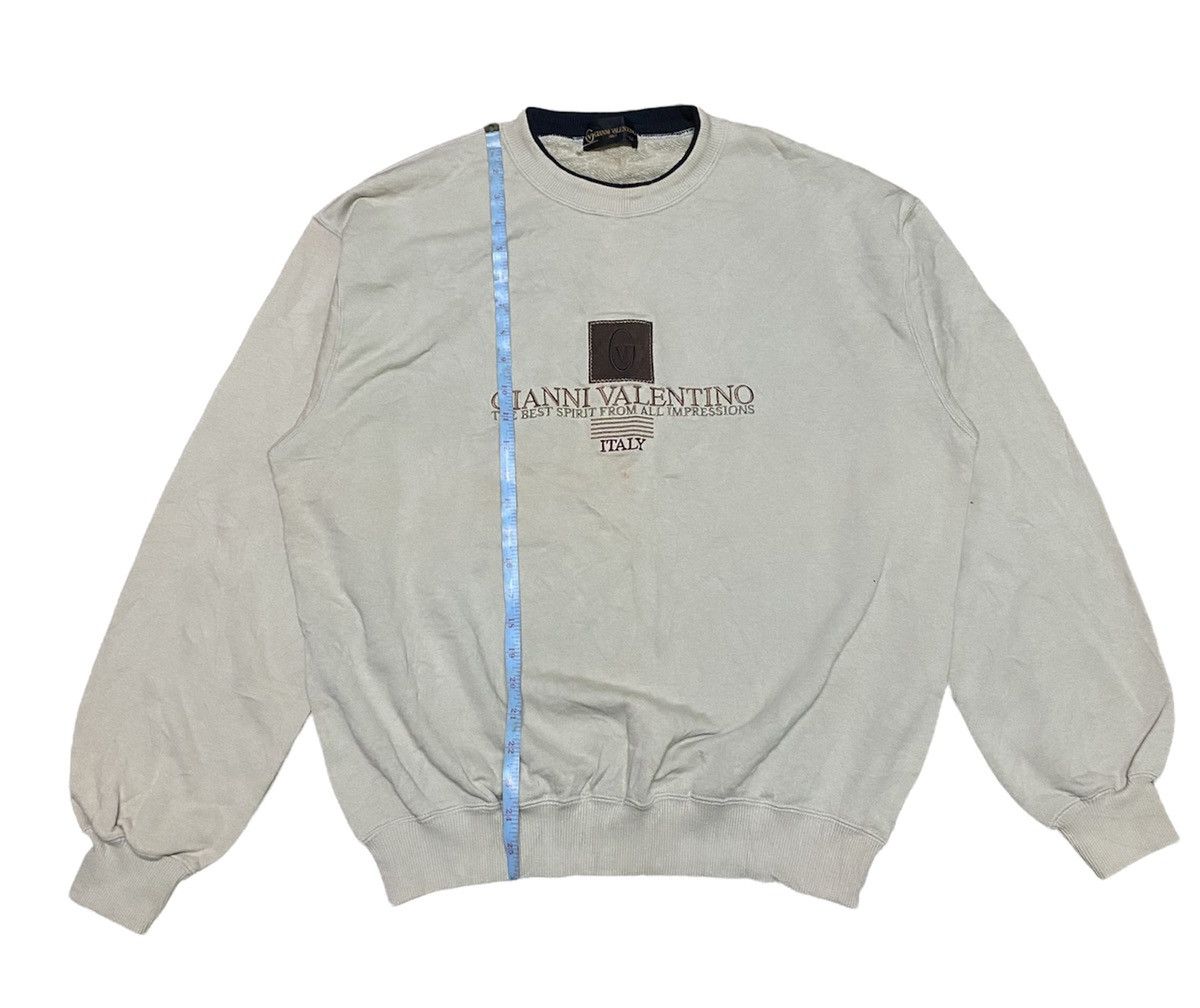 Japanese Brand × Valentino × Vintage Vintage Gianni Valentino Big Logo Sweatshirt Size US L / EU 52-54 / 3 - 10 Thumbnail
