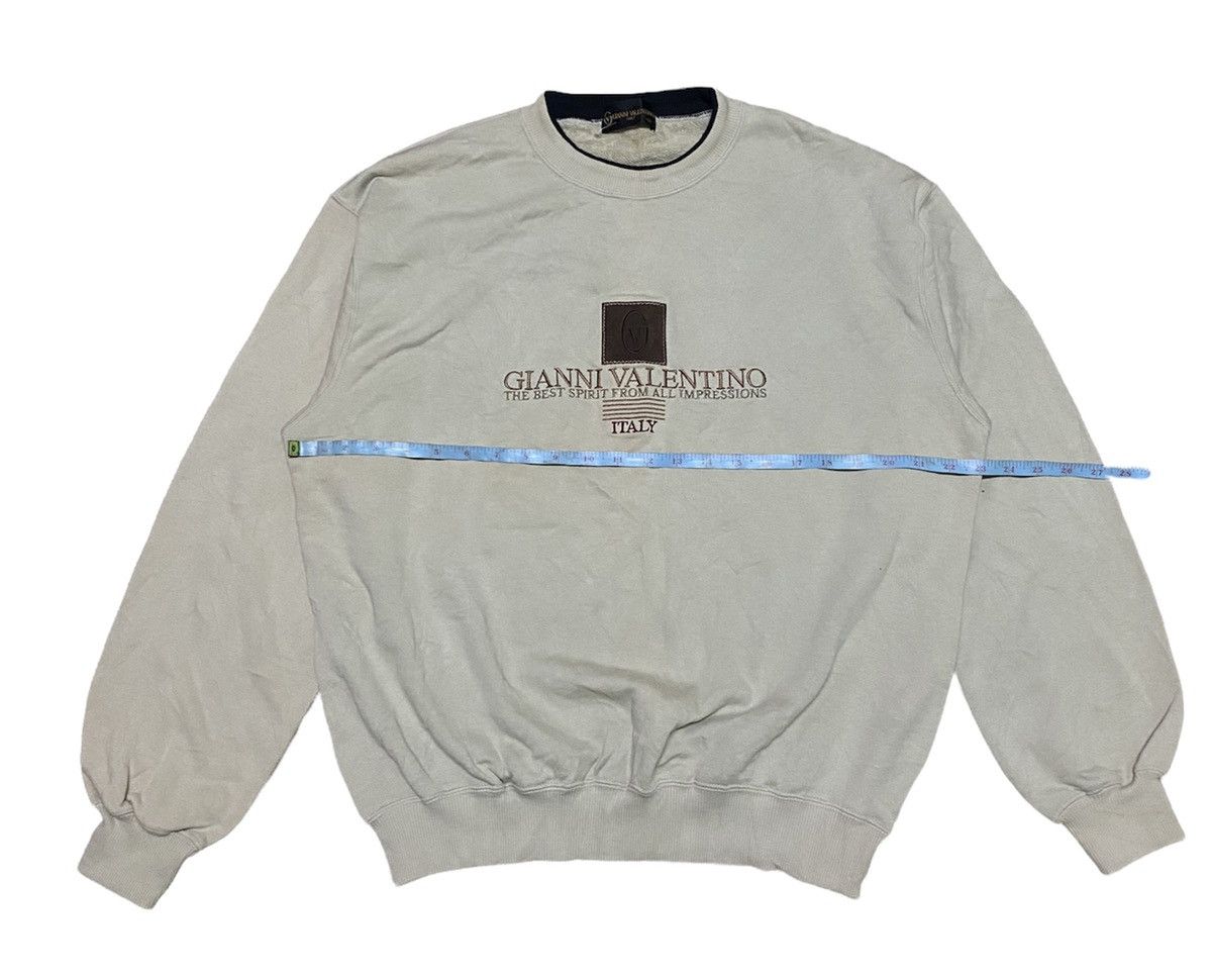 Japanese Brand × Valentino × Vintage Vintage Gianni Valentino Big Logo Sweatshirt Size US L / EU 52-54 / 3 - 9 Thumbnail