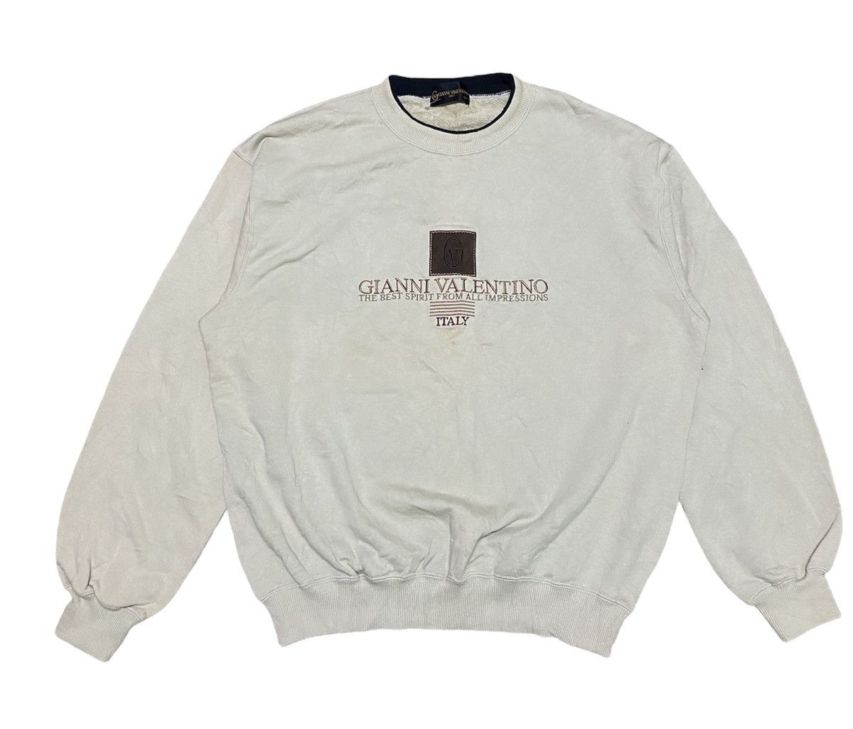 Vintage Vintage Gianni Valentino Big Logo Sweatshirt Grailed