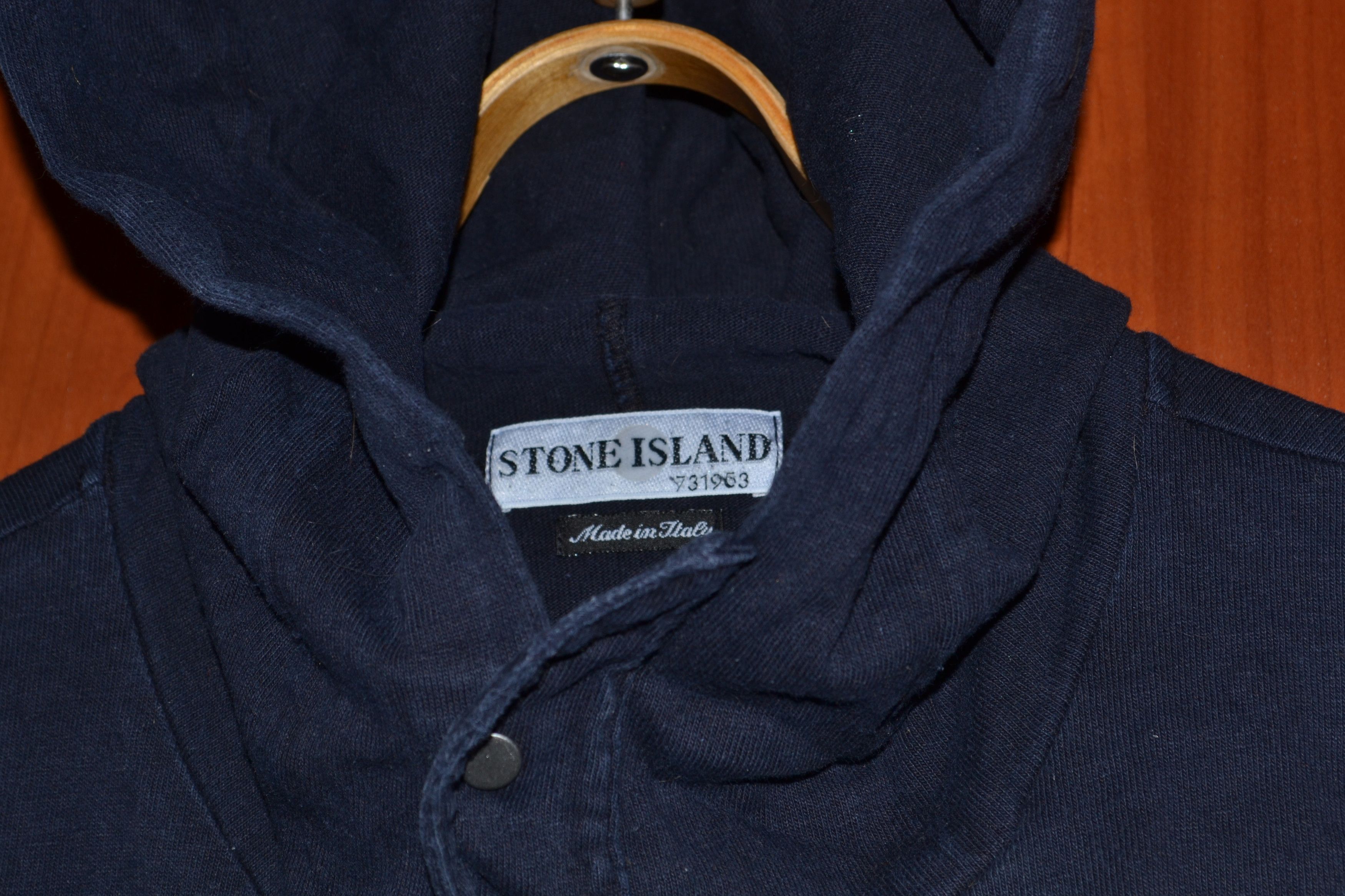 Stone Island Stone Island Hoodie Zip Sweater Mask Cotton Navy Blue Size US XL / EU 56 / 4 - 3 Thumbnail