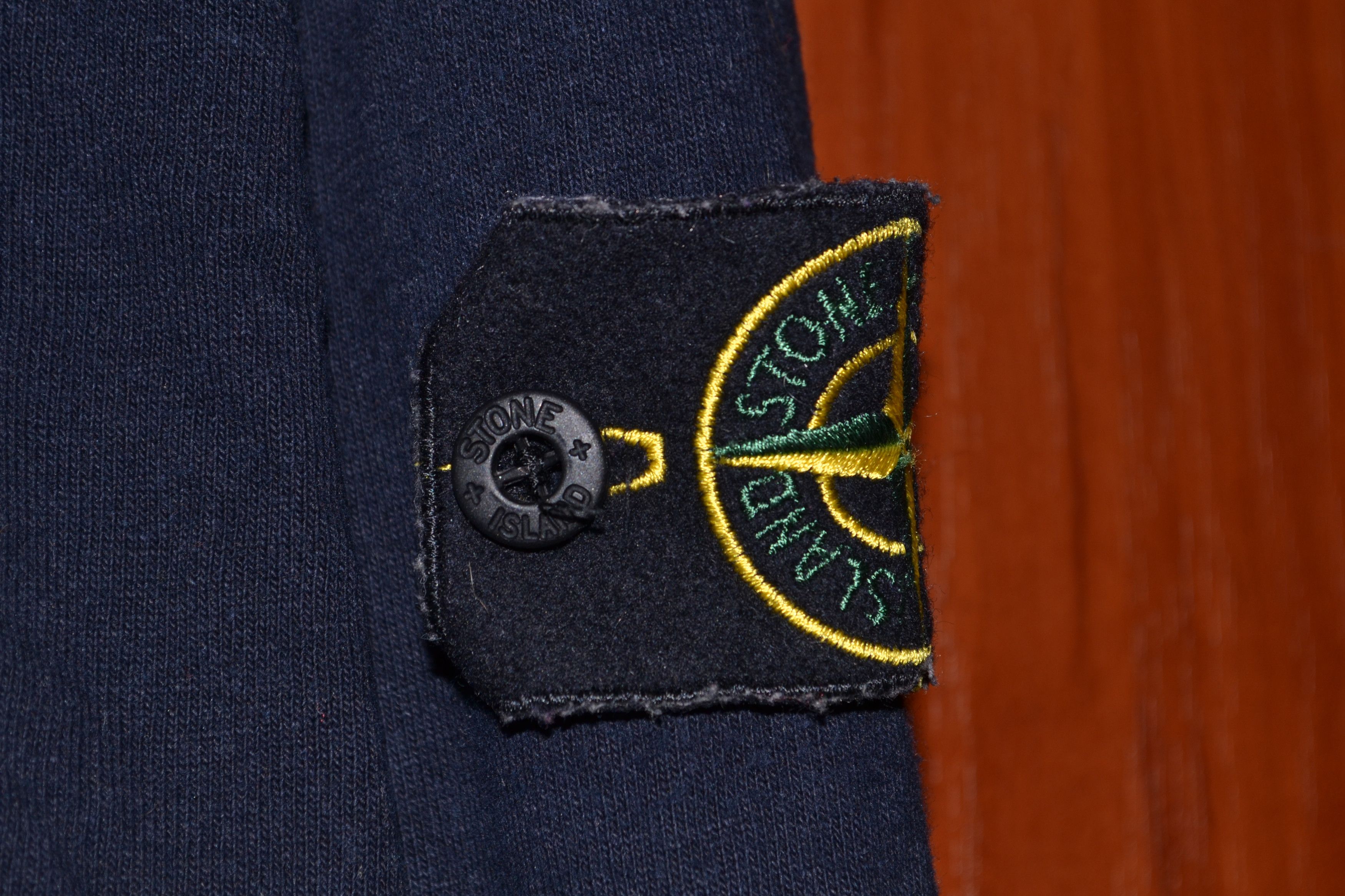 Stone Island Stone Island Hoodie Zip Sweater Mask Cotton Navy Blue Size US XL / EU 56 / 4 - 4 Thumbnail
