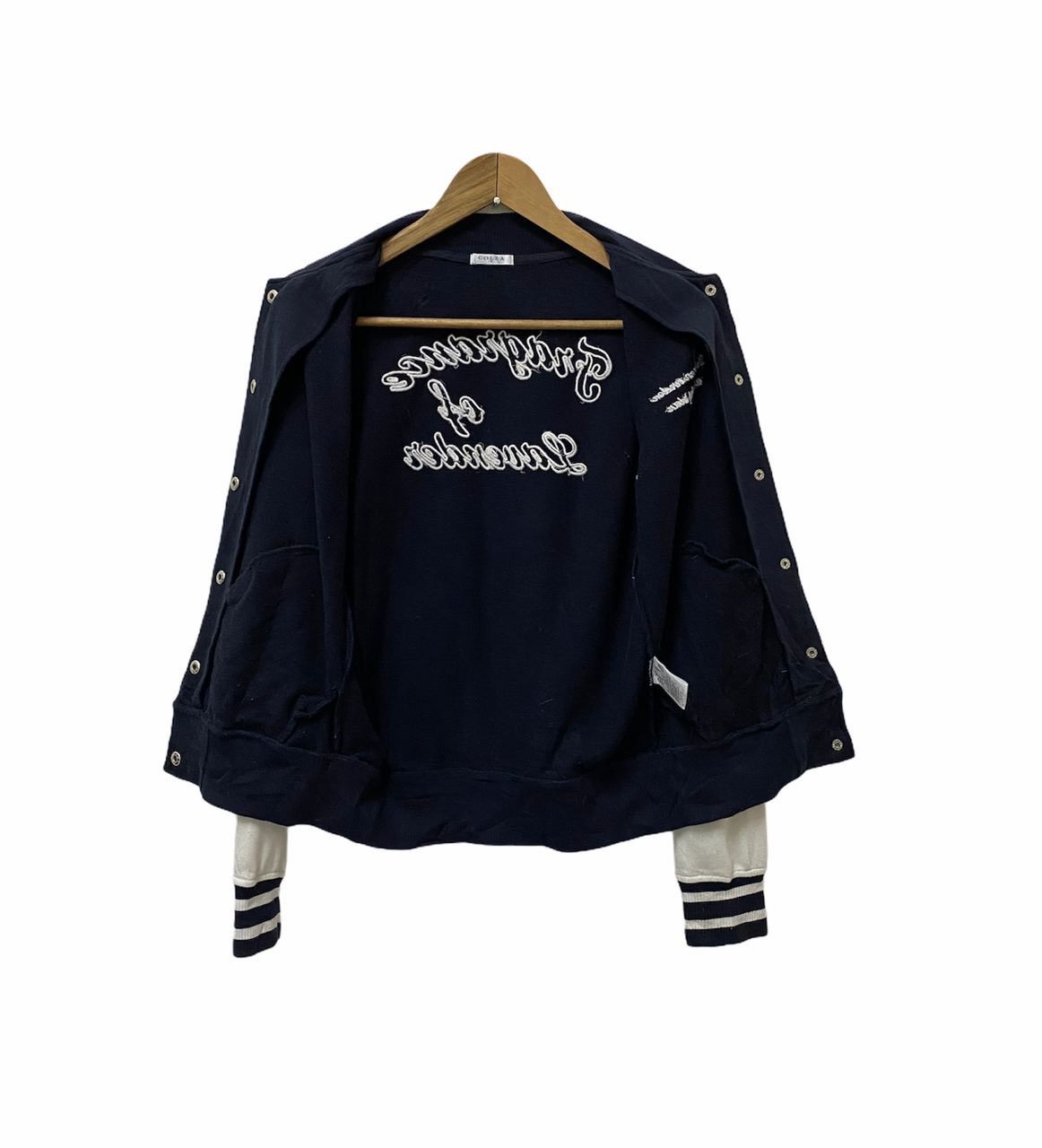 Japanese Brand × Vintage Vintage Japanese Patchwork Varsity Jacket Size US S / EU 44-46 / 1 - 3 Thumbnail