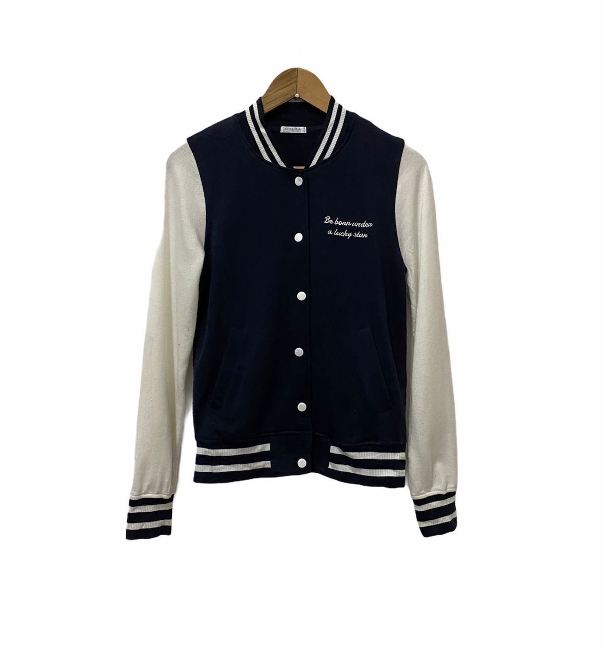 Japanese Brand × Vintage Vintage Japanese Patchwork Varsity Jacket Size US S / EU 44-46 / 1 - 2 Thumbnail