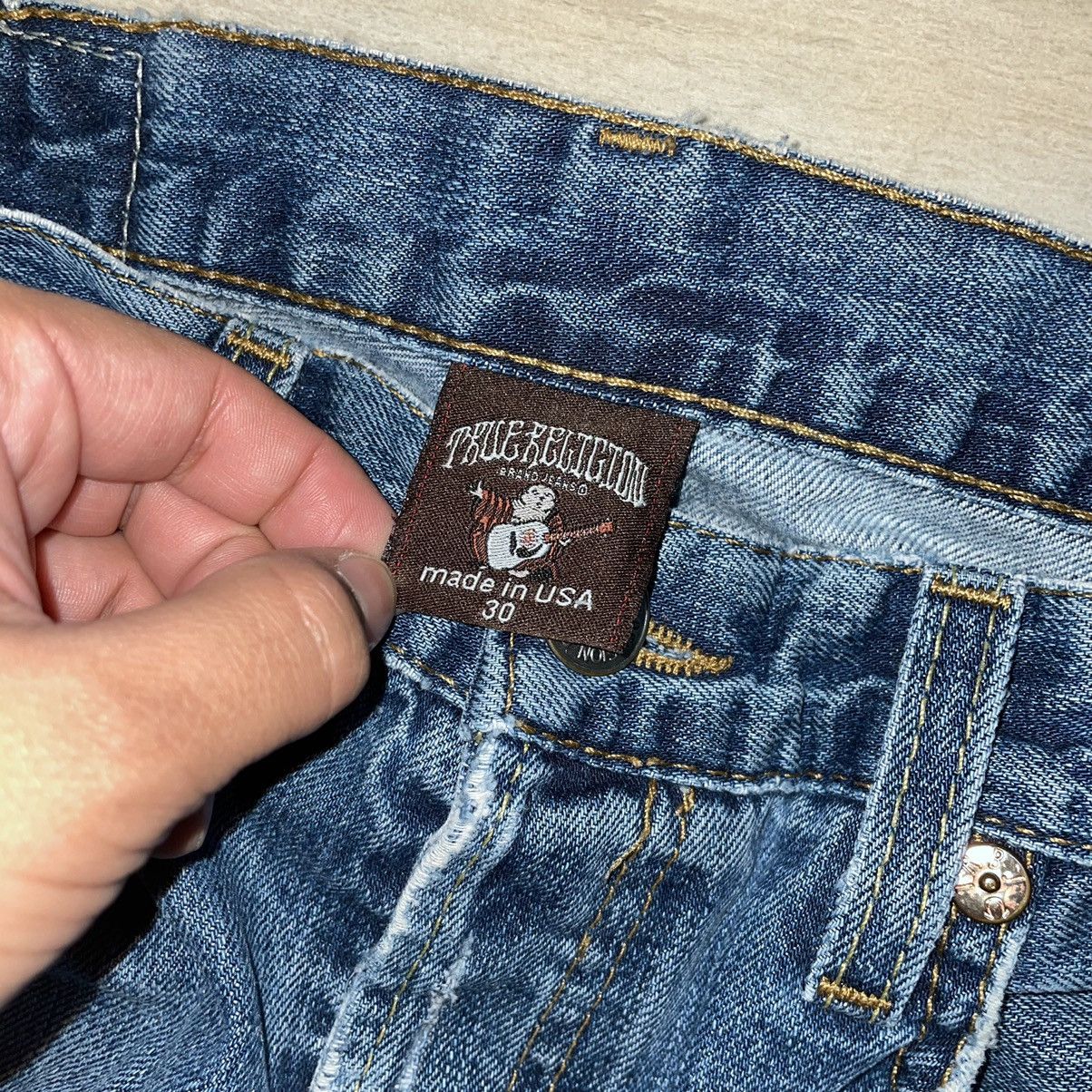 Self Edge × True Religion True Religion Flared / Boot Cut Selvedge Patch Denim Size US 31 - 4 Thumbnail