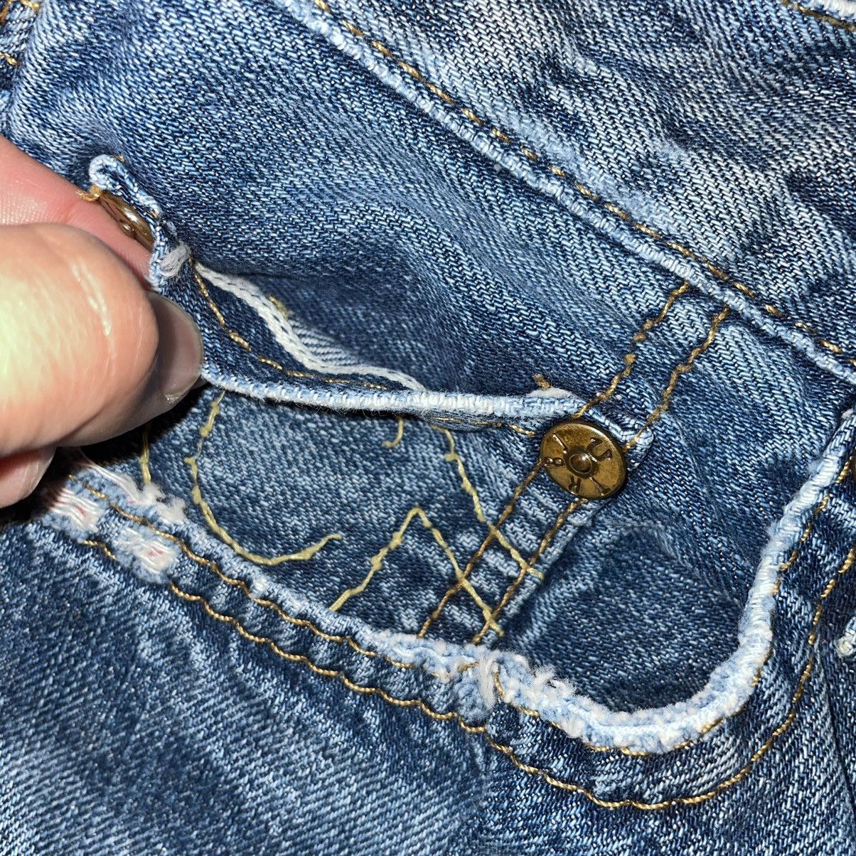 Self Edge × True Religion True Religion Flared / Boot Cut Selvedge Patch Denim Size US 31 - 5 Thumbnail