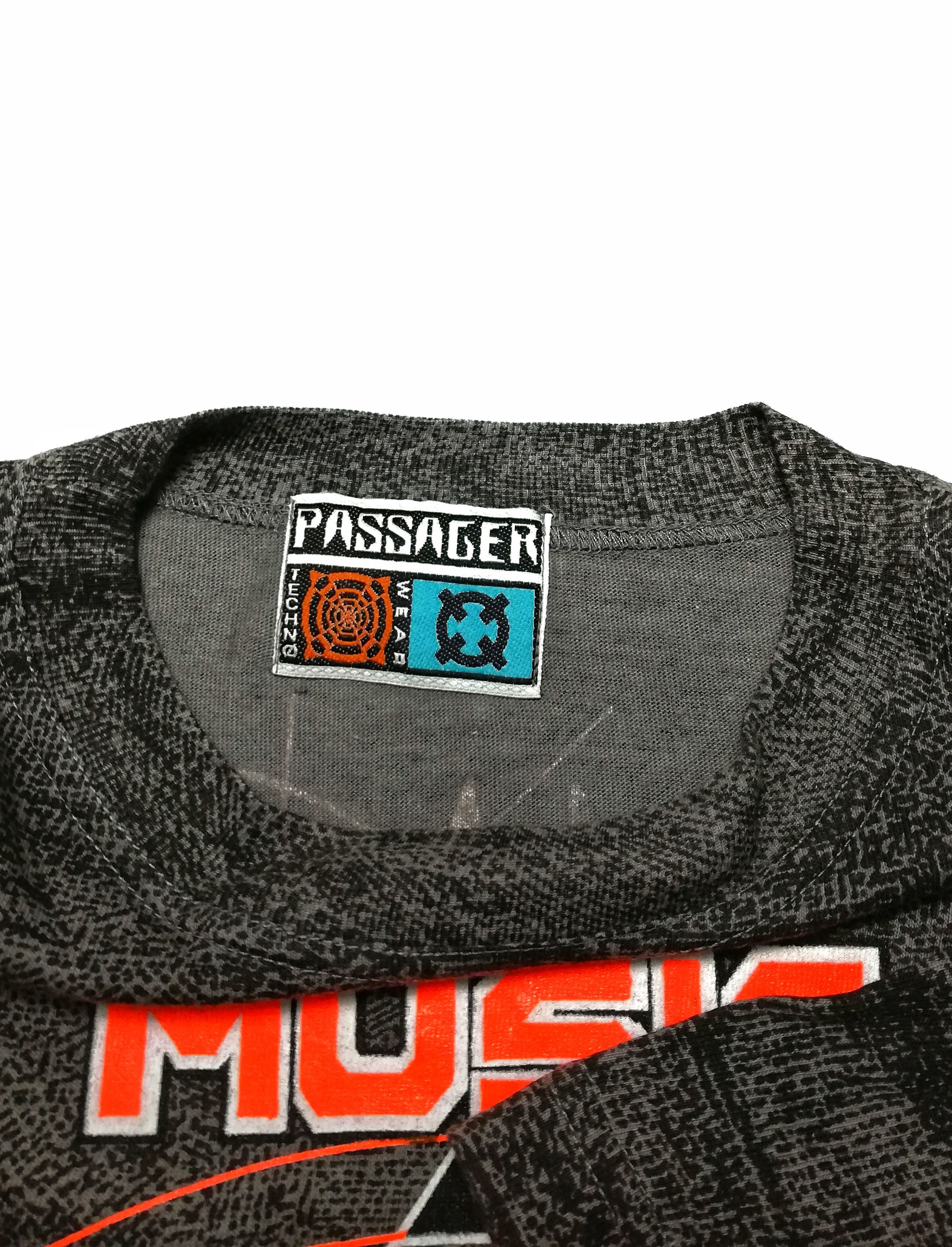 Vintage 🔥Passager Music Style Stop Noise On.Earth Big Logo T-Shirt Size US XL / EU 56 / 4 - 3 Thumbnail